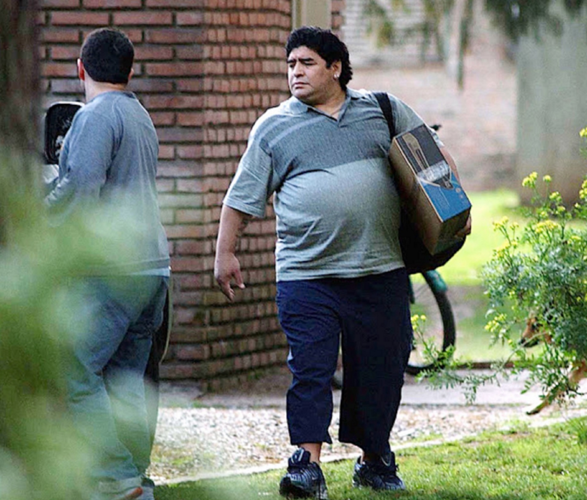 Por ese entonces, Diego Maradona estaba excedido de peso