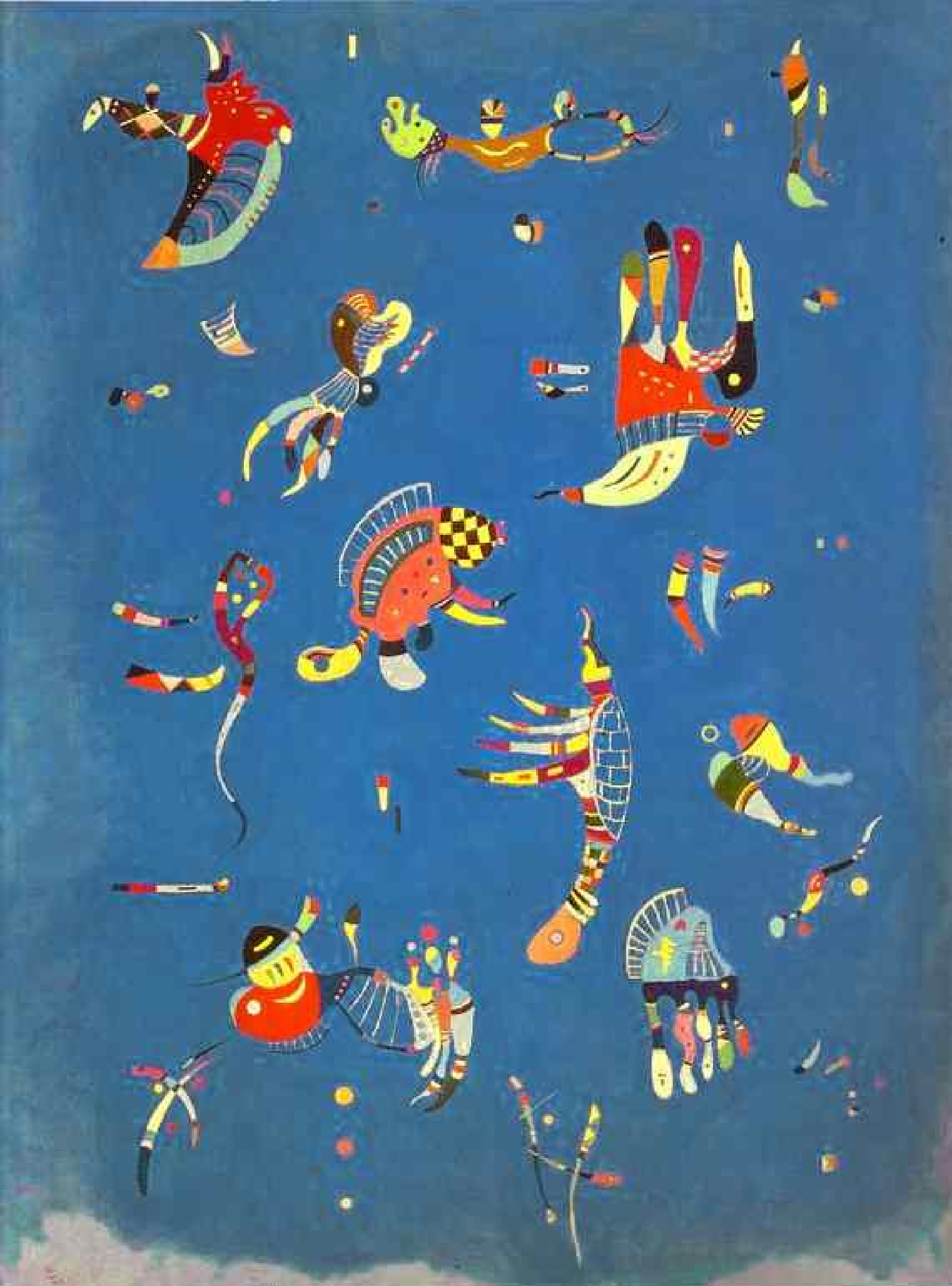 "Cielo azul" (1940) de Vasili Kandinski