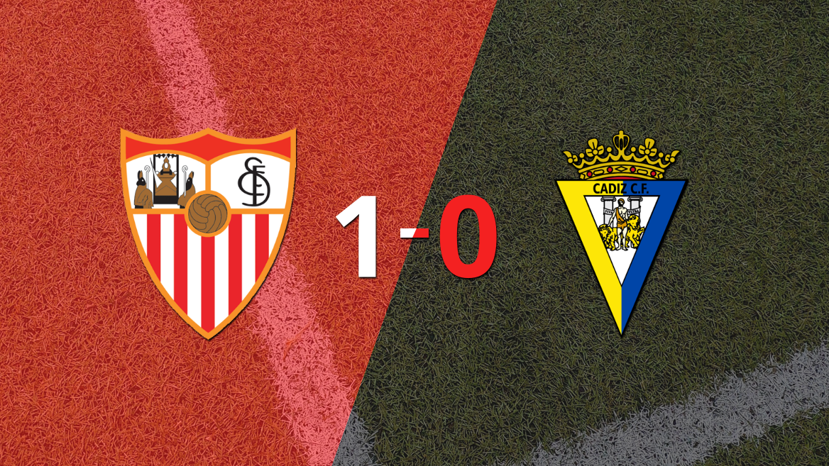 Sevilla venció por la mínima a Cádiz