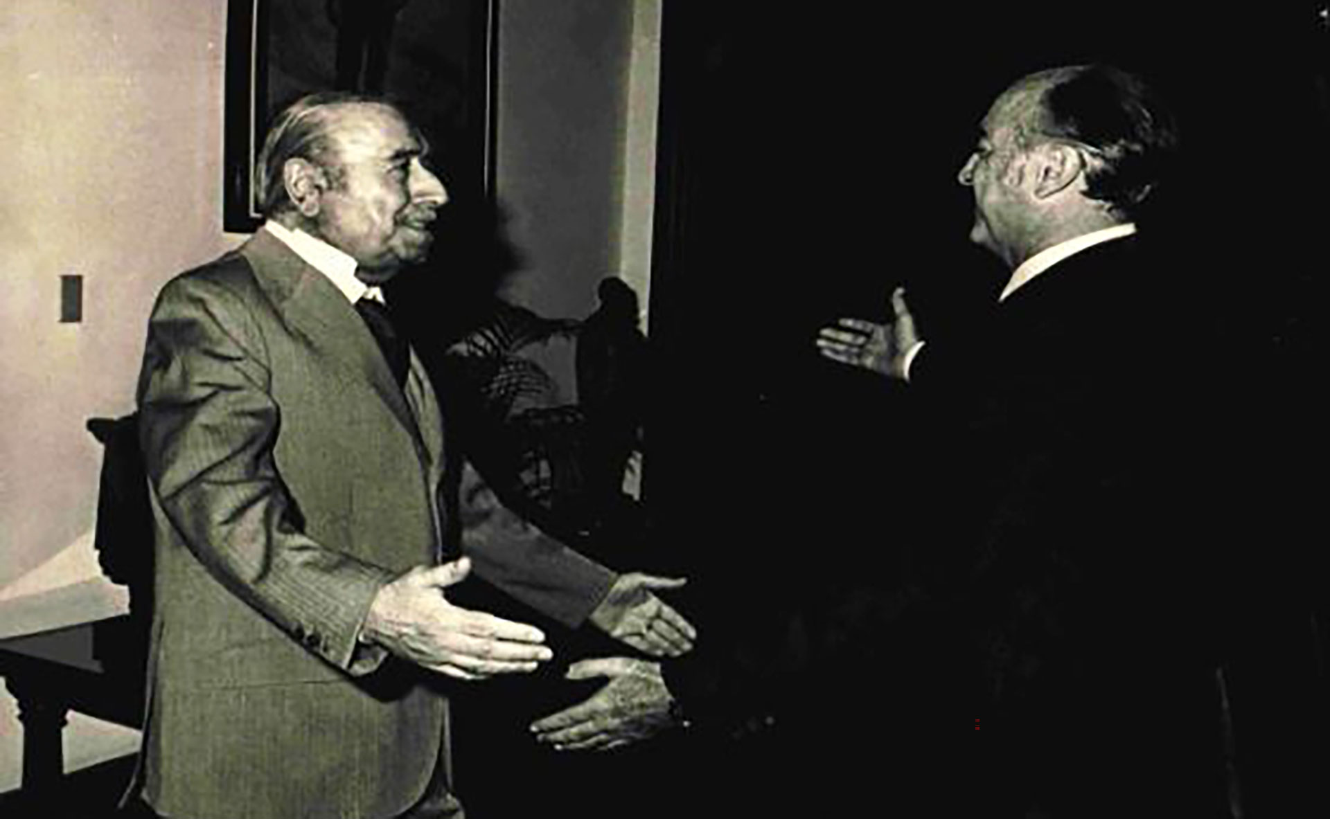 Cámpora con el presidente mexicano López Portillo