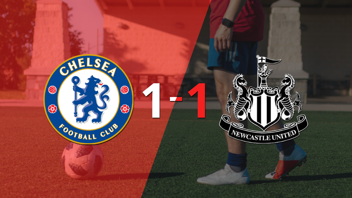 Reparto de puntos en el empate a uno entre Chelsea y Newcastle United