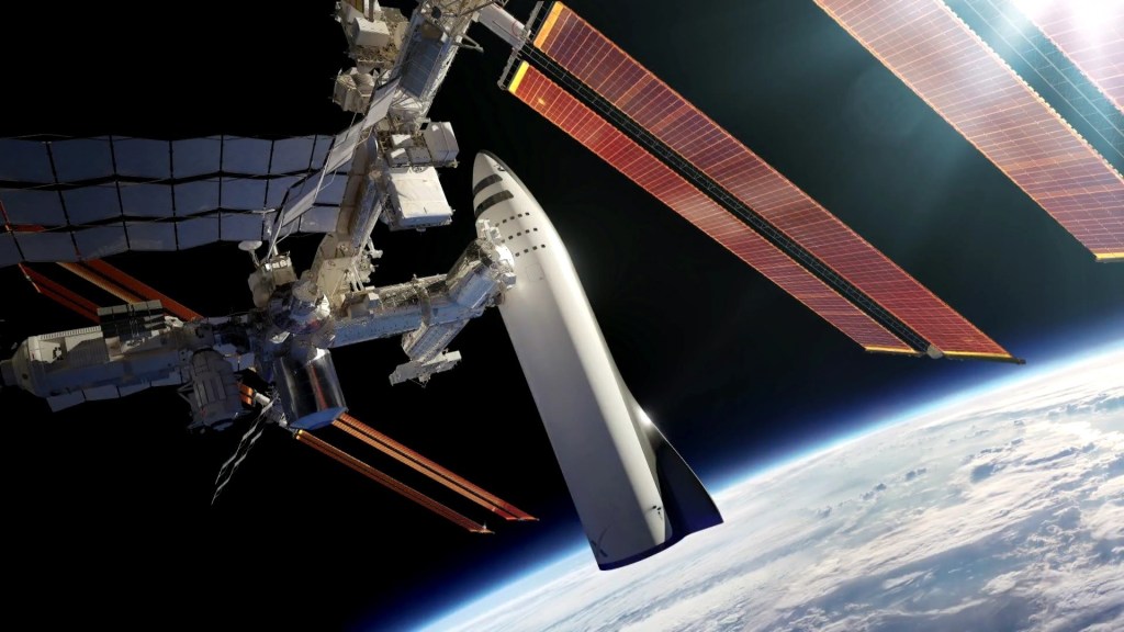 La idea de Musk de recargar combustible en una estación espacial y continuar el viaje a Marte (SpaceX)