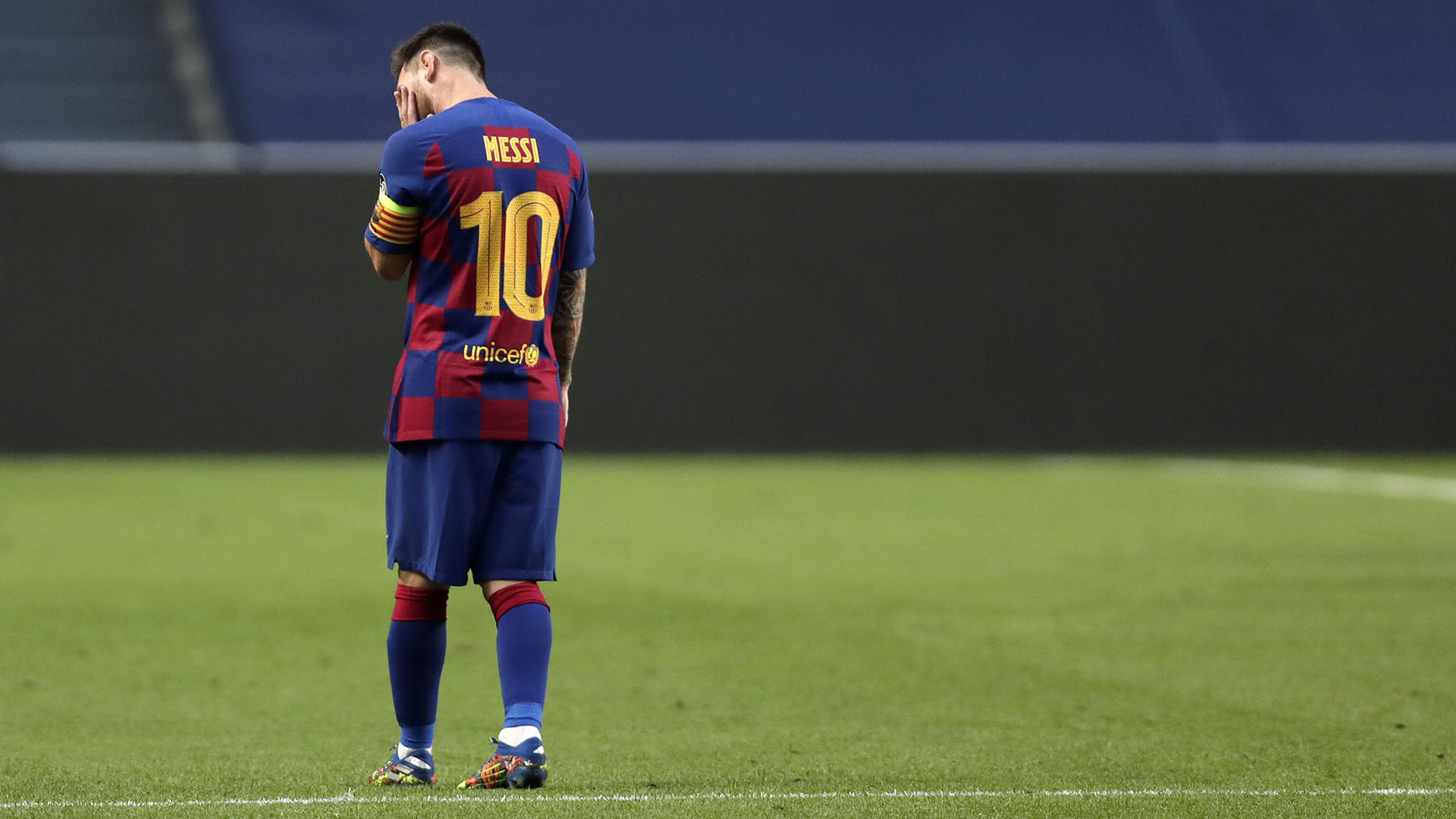 Lionel Messi podría salir del Barcelona (Photo by Manu Fernandez / POOL / AFP)