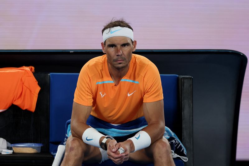 El español Rafael Nadal durante su último partido, por la segunda ronda del Australian Open ante el estadounidense Mackenzie Mcdonald (REUTERS/Loren Elliott)