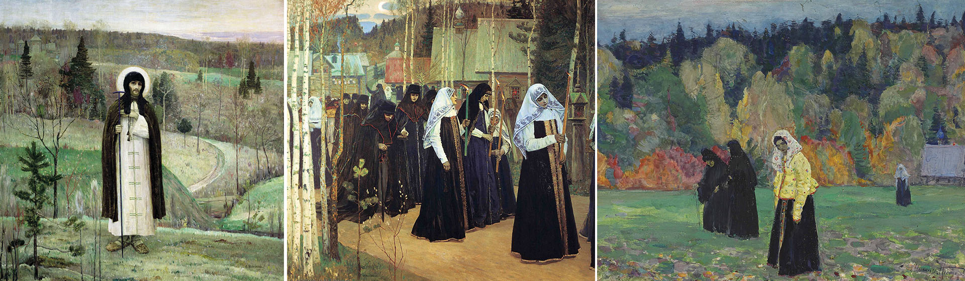 La estética de Nésterov en tres obras