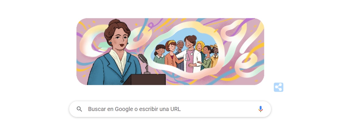 El doodle de Google: quién fue la doctora Elvira Rawson, a quien hoy se homenajea en Argentina