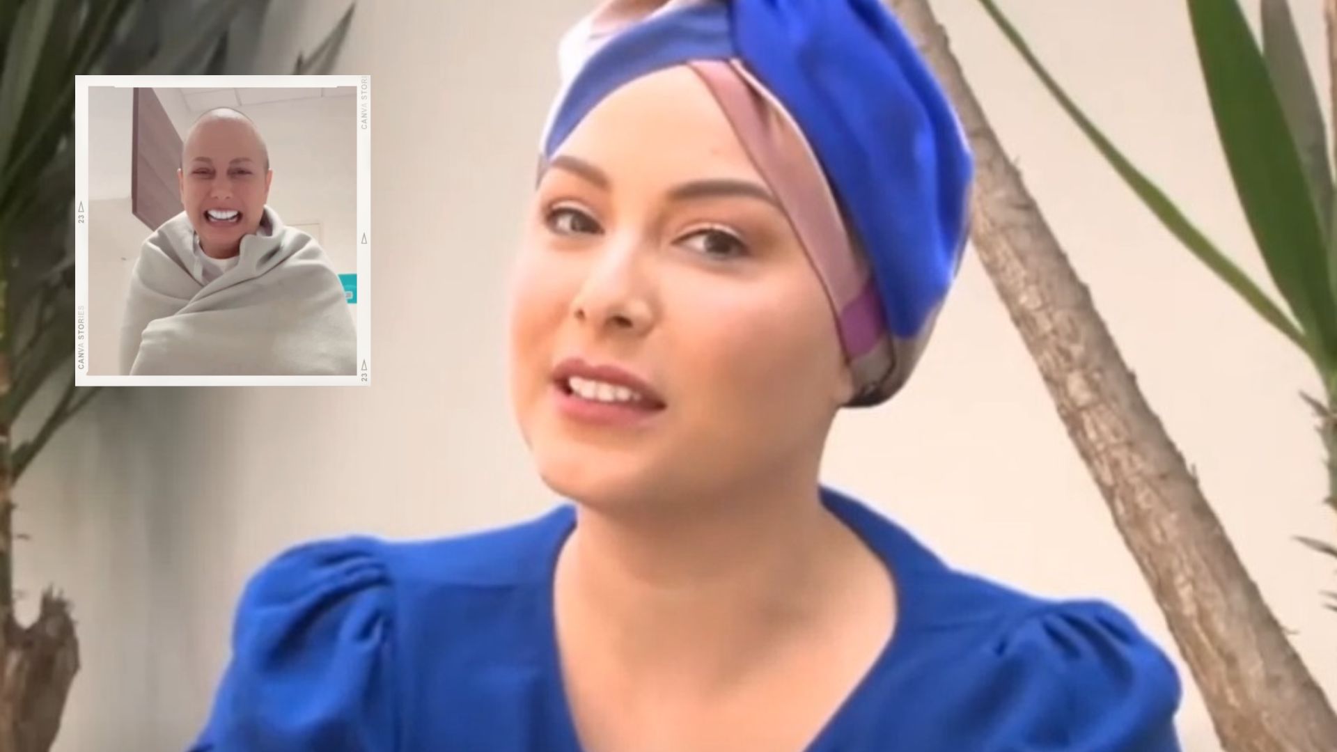 Natalia Salas tuvo que retrasar su última quimioterapia debido a ser hospitalizada por pericarditis