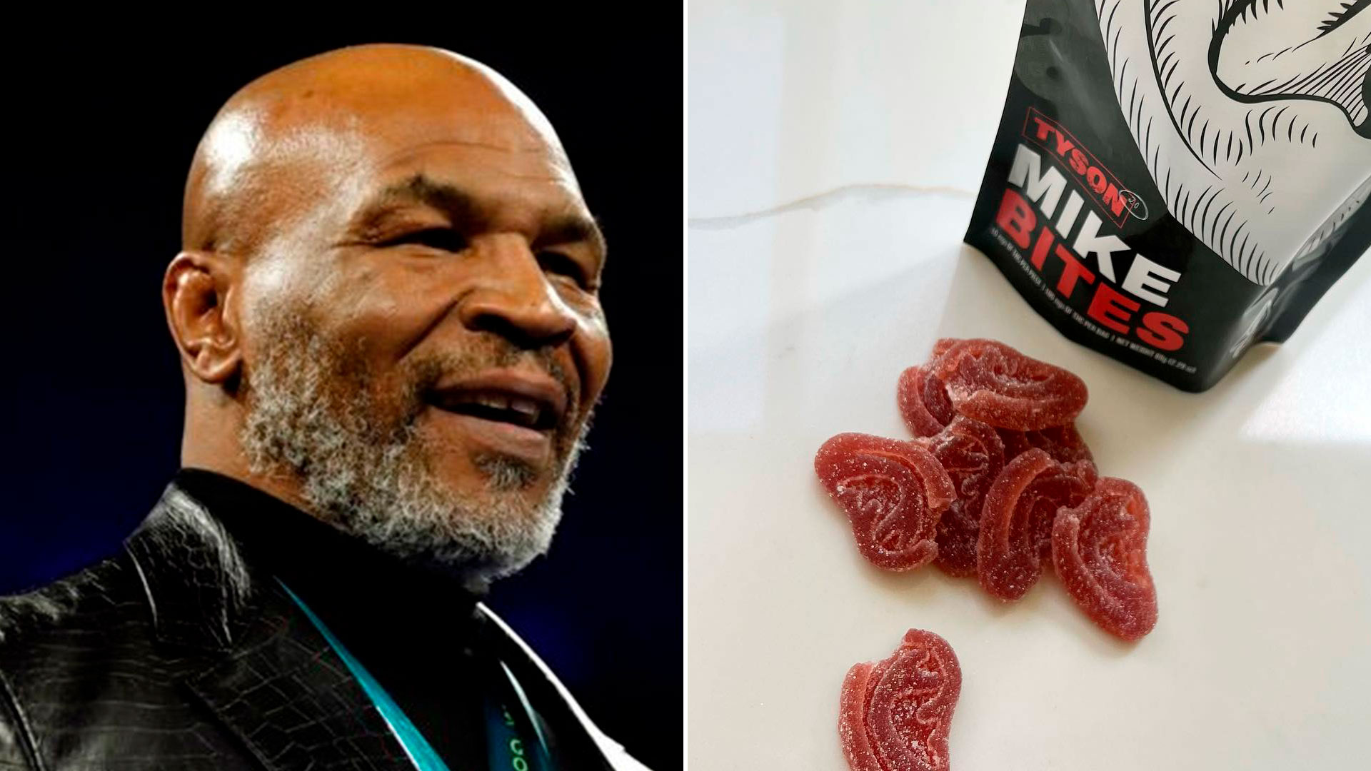 Mike Tyson sacó al mercado unos comestibles de marihuana en forma de orejas mordidas.