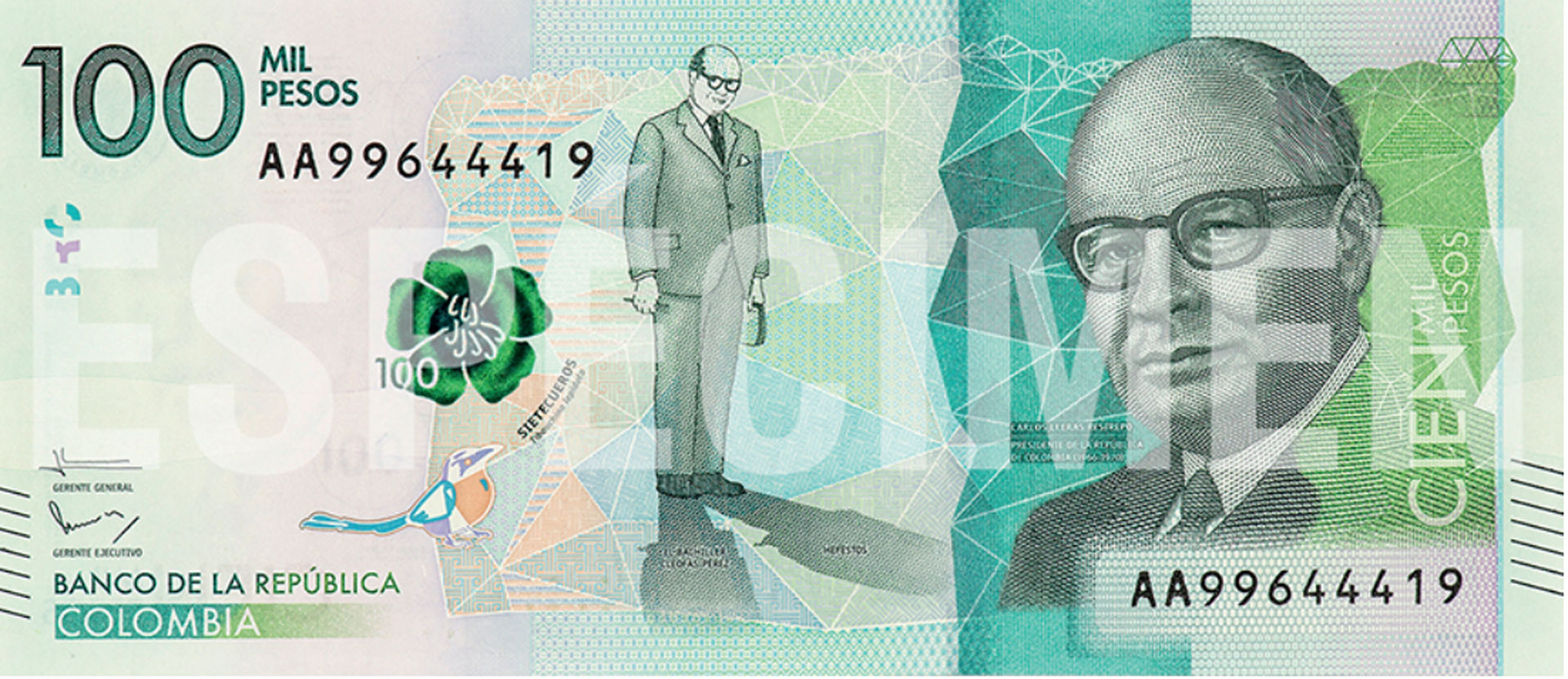 COLOMBIA Peso Colombiano: $ 100.000 = USD 21.14 USD1 = $ 4.731