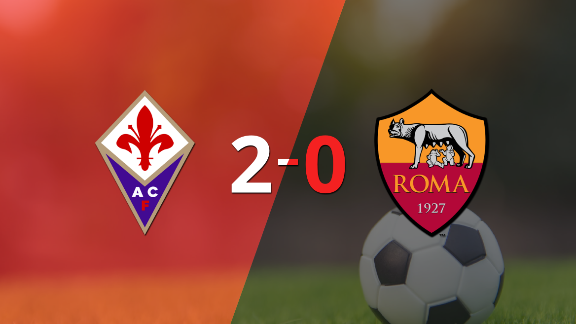 Con dos goles, Fiorentina se impuso a Roma en el estadio Artemio Franchi