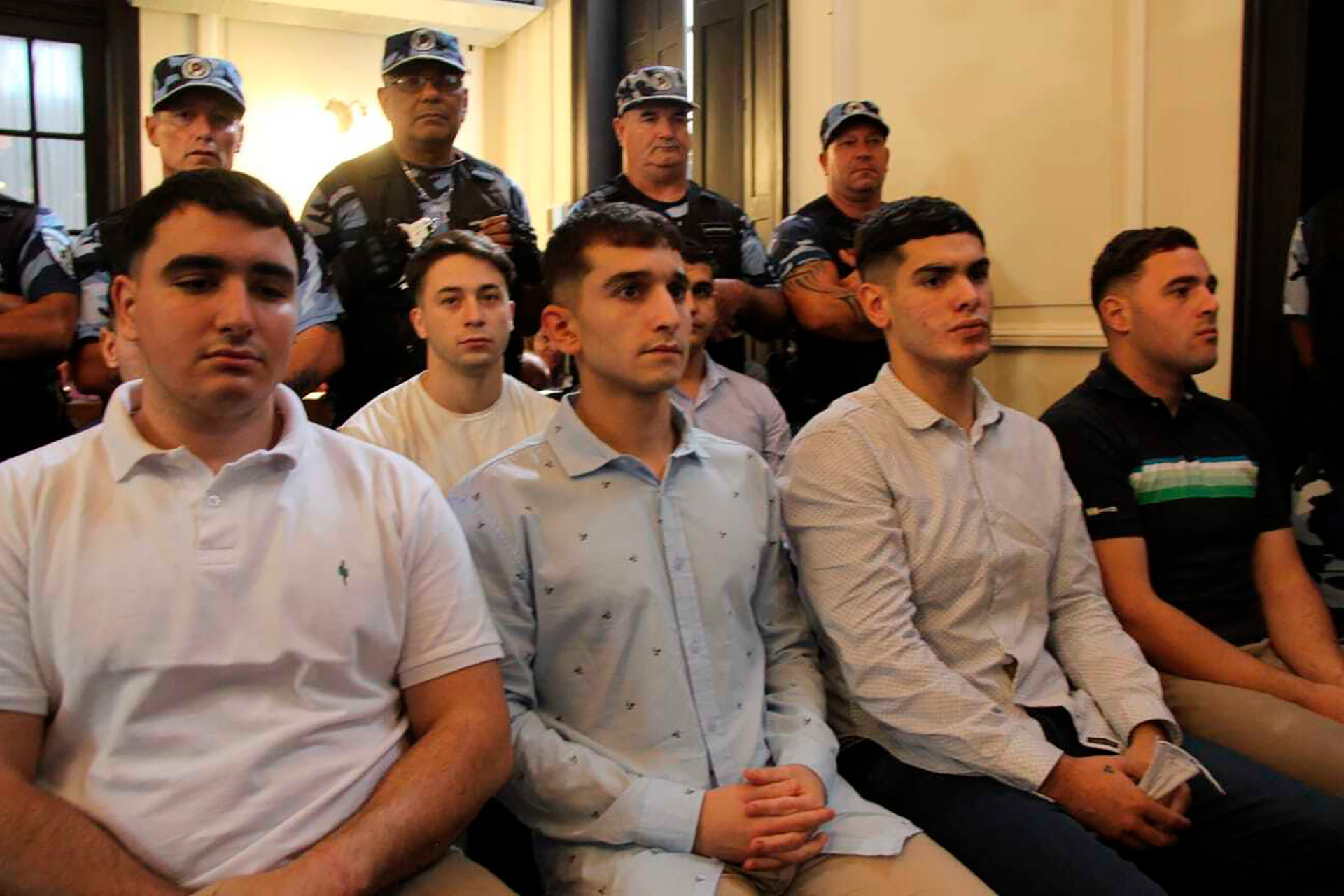 At the conclusion of the arguments, the eight defendants made use of the final words (Photo/Ezequiel Acuña)