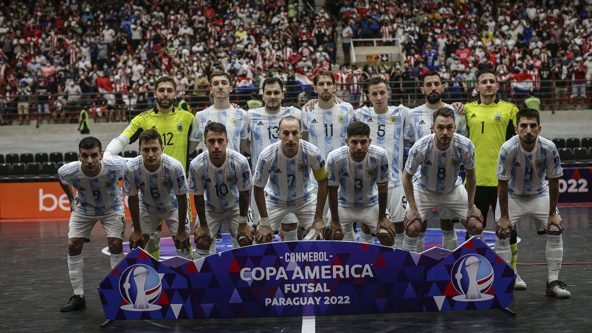 El plantel que en febrero ganó la Copa América en Paraguay (@Argentina)