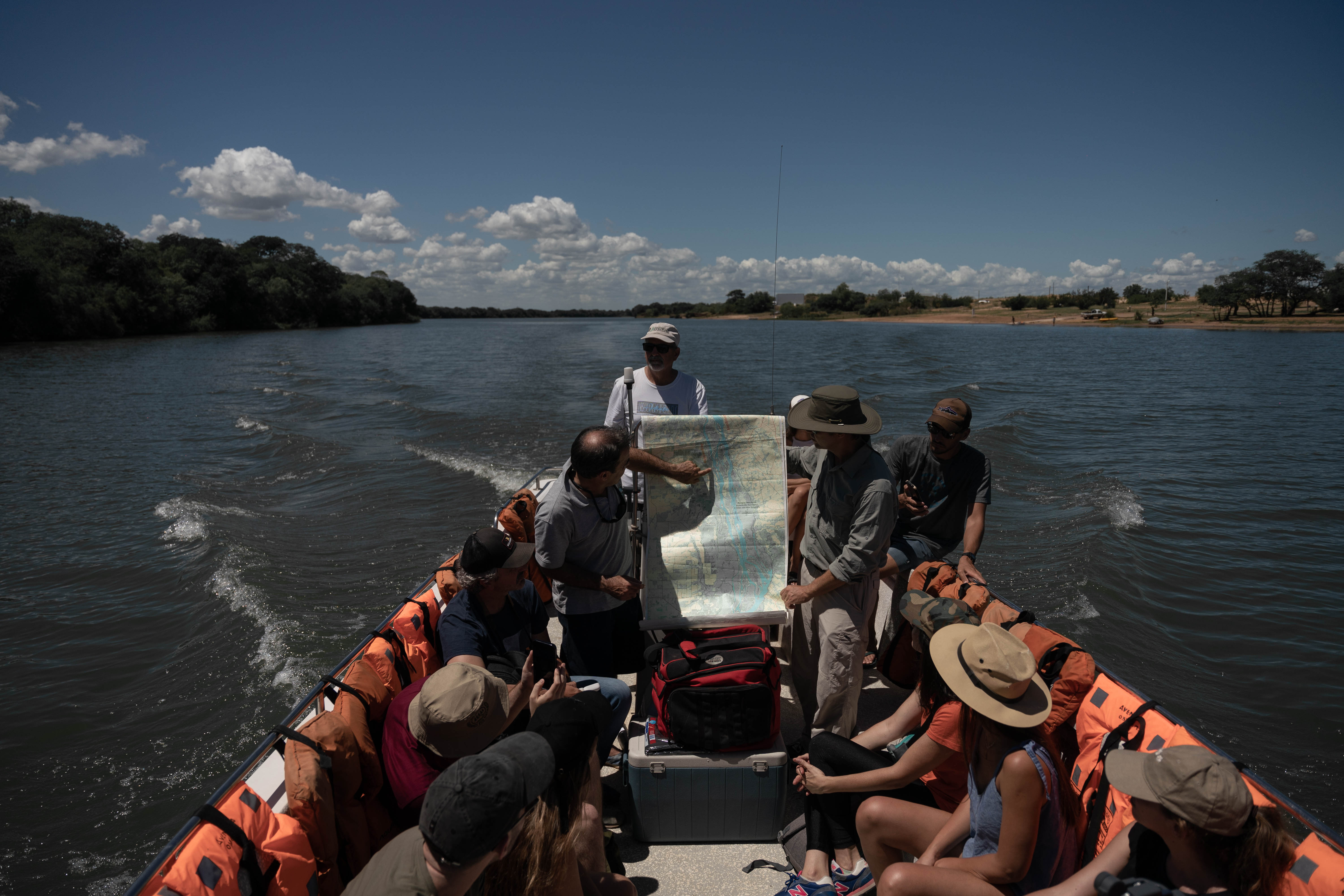 El martes 31 de enero, Infobae participó de una recorrida por la zona del Corredor navegando el Río Uruguay - Foto: 