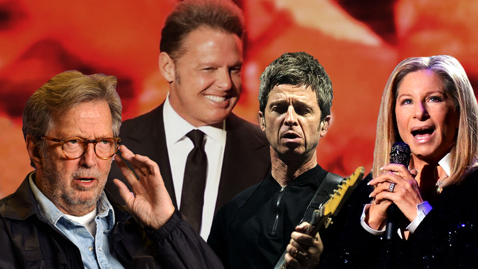 Eric Clapton, Noel Gallagher y Barbra Streisand, con la misma enfermedad que Luis Miguel