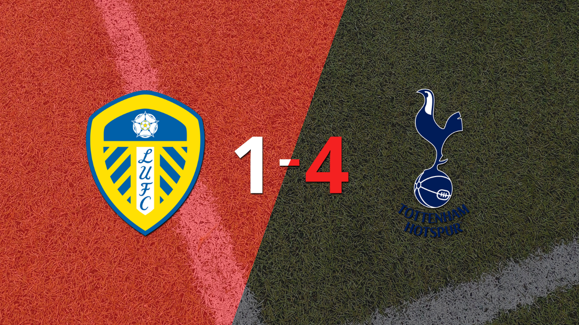Harry Kane impulsó la victoria de Tottenham frente a Leeds United con dos goles