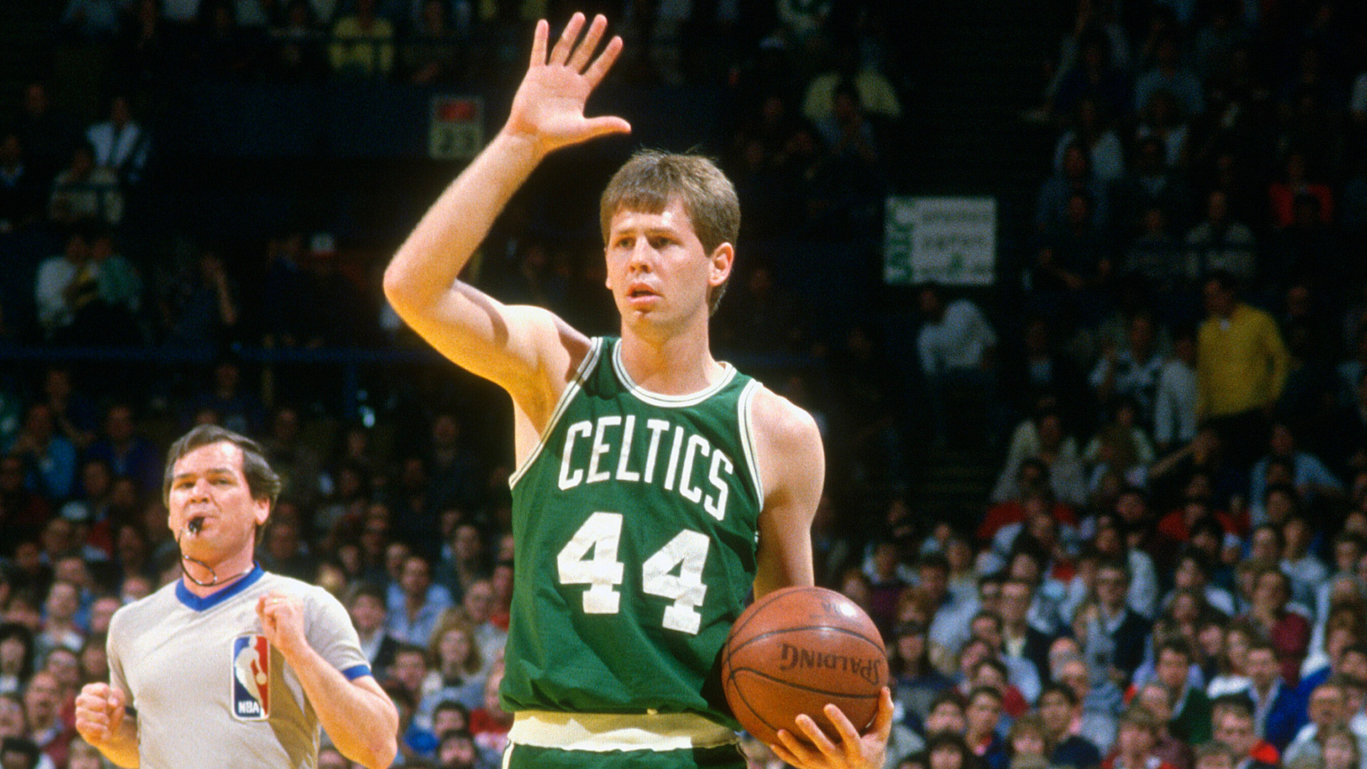 Danny Ainge, un jugador clave en los Boston Celtics de la década del 80 junto a Larry Bird (Photo by Focus on Sport/Getty Images) 