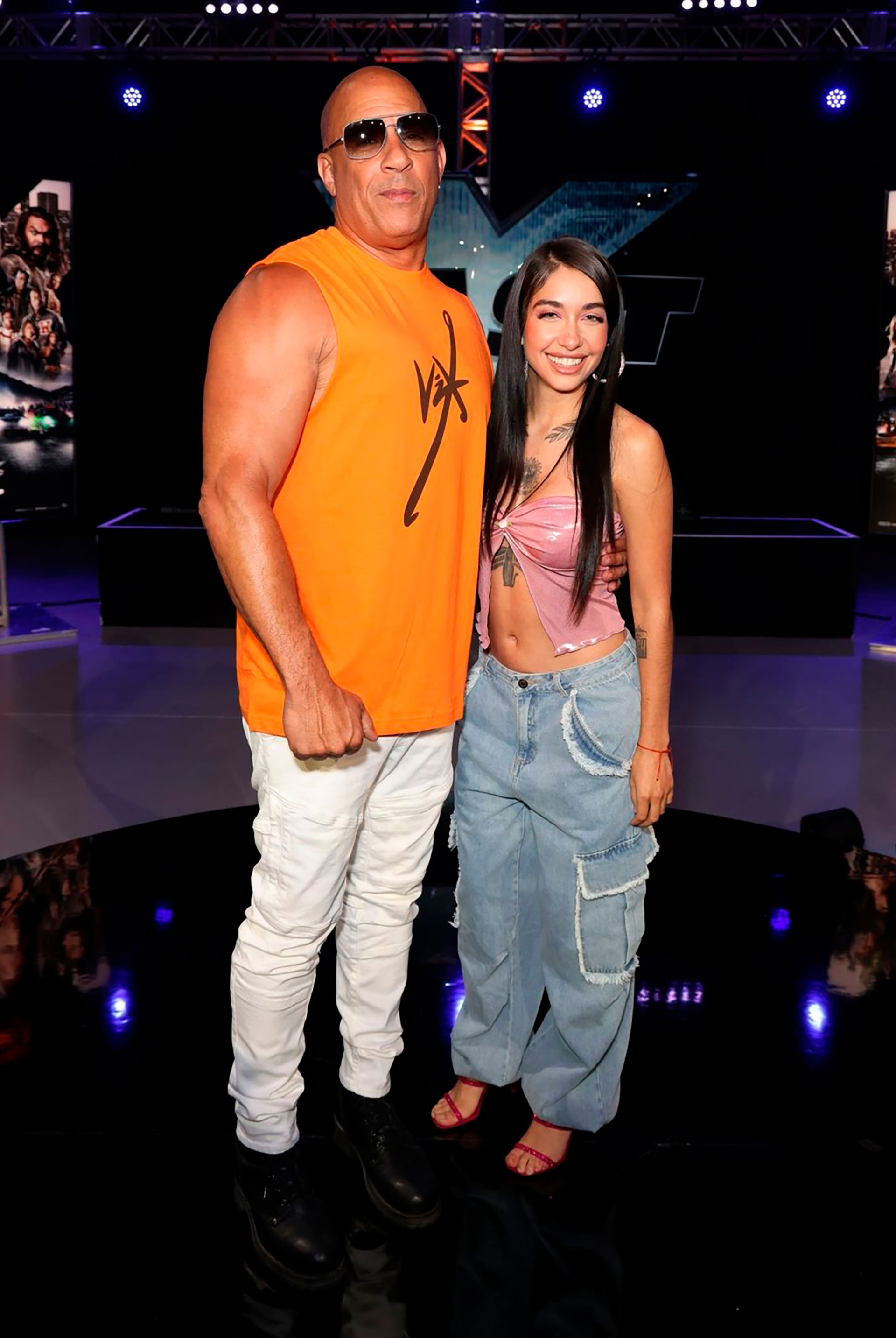 María Becerra y Vin Diesel en Miami