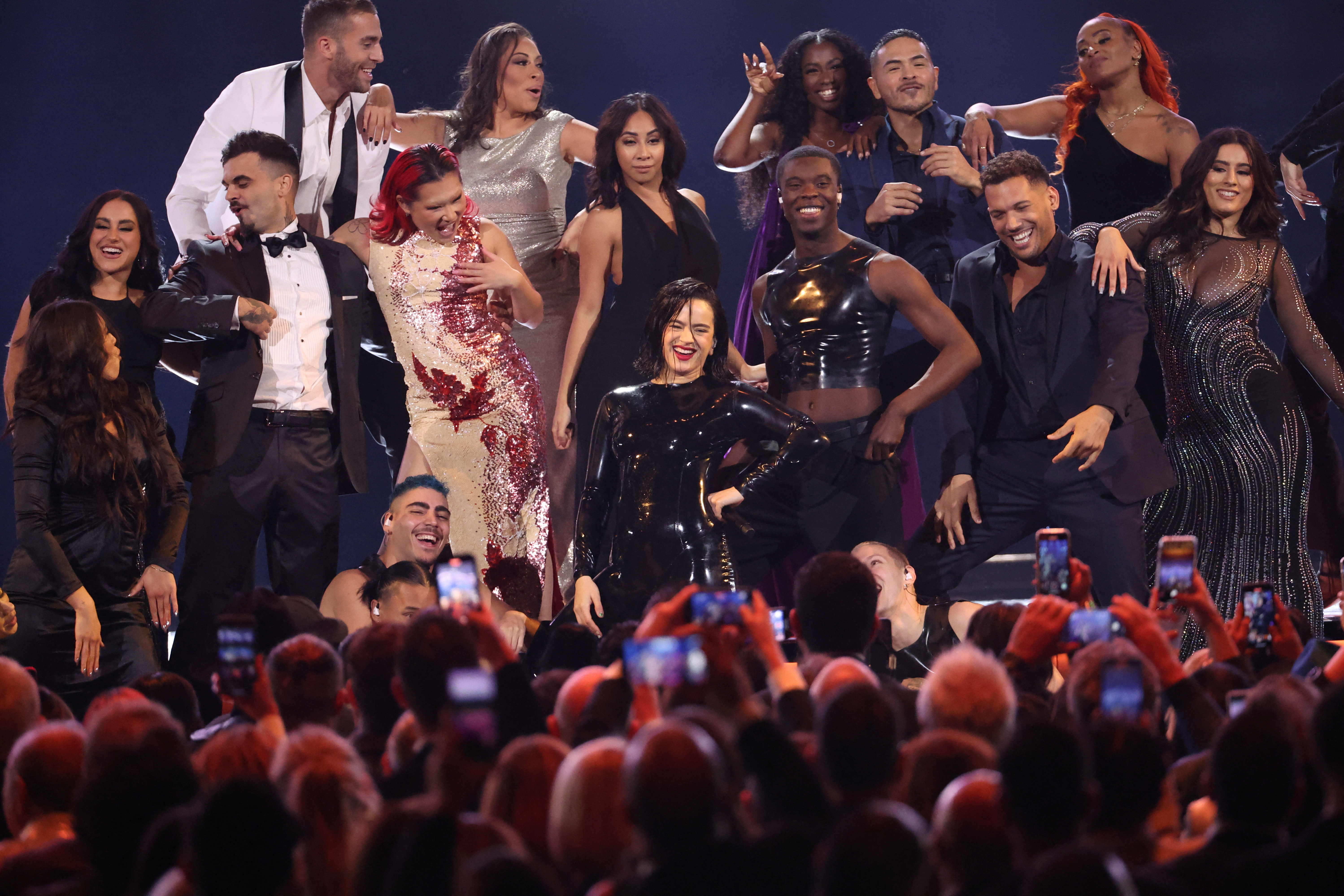Rosalia performs during the 23rd Annual Latin Grammy Awards show in Las Vegas, Nevada, U.S., November 17, 2022. REUTERS/Mario Anzuoni