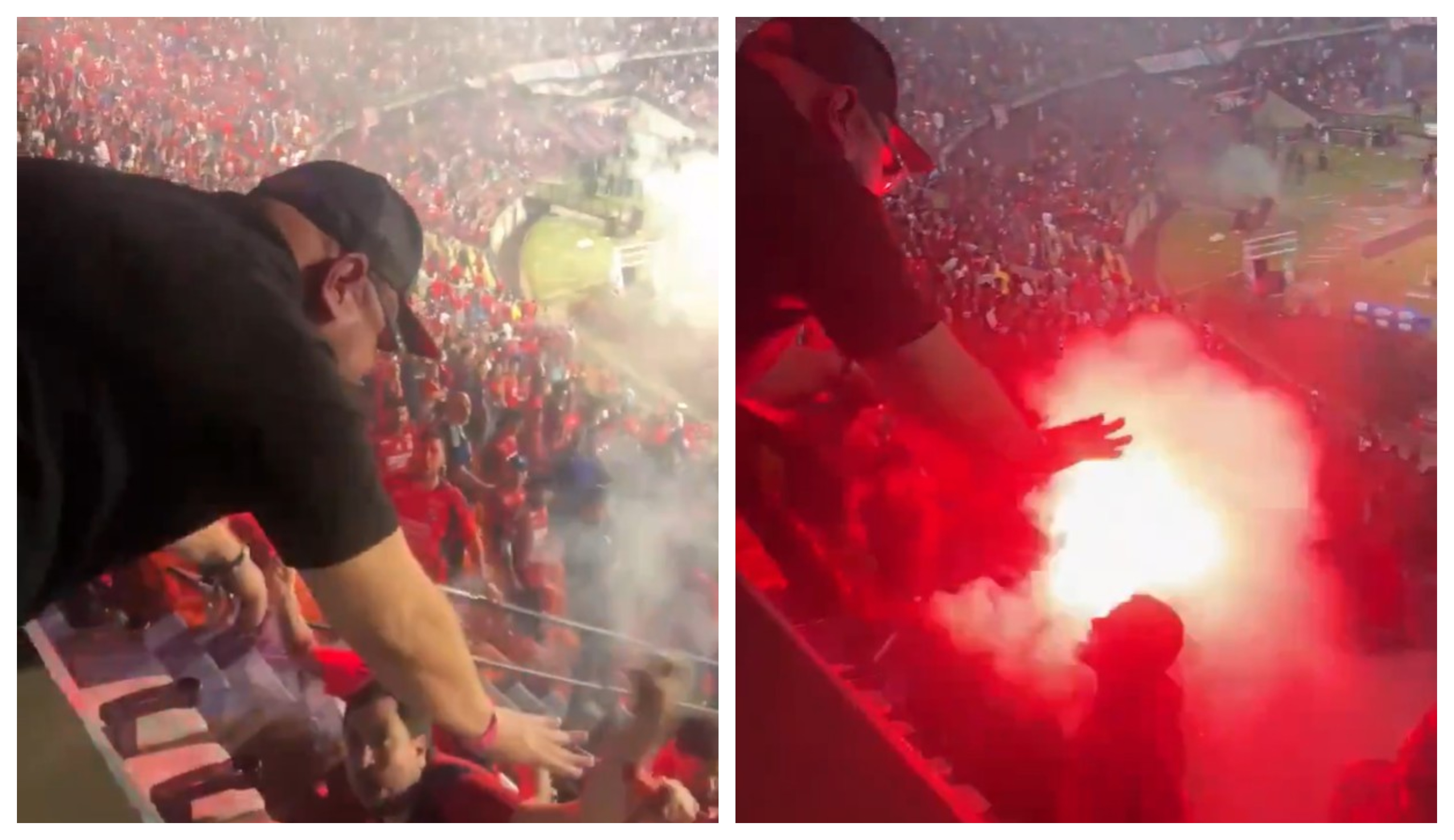 Polémica disputa entre el concejal Andrés Gury Rodríguez e hinchas del  Medellín: uno de ellos usó una bengala - Infobae