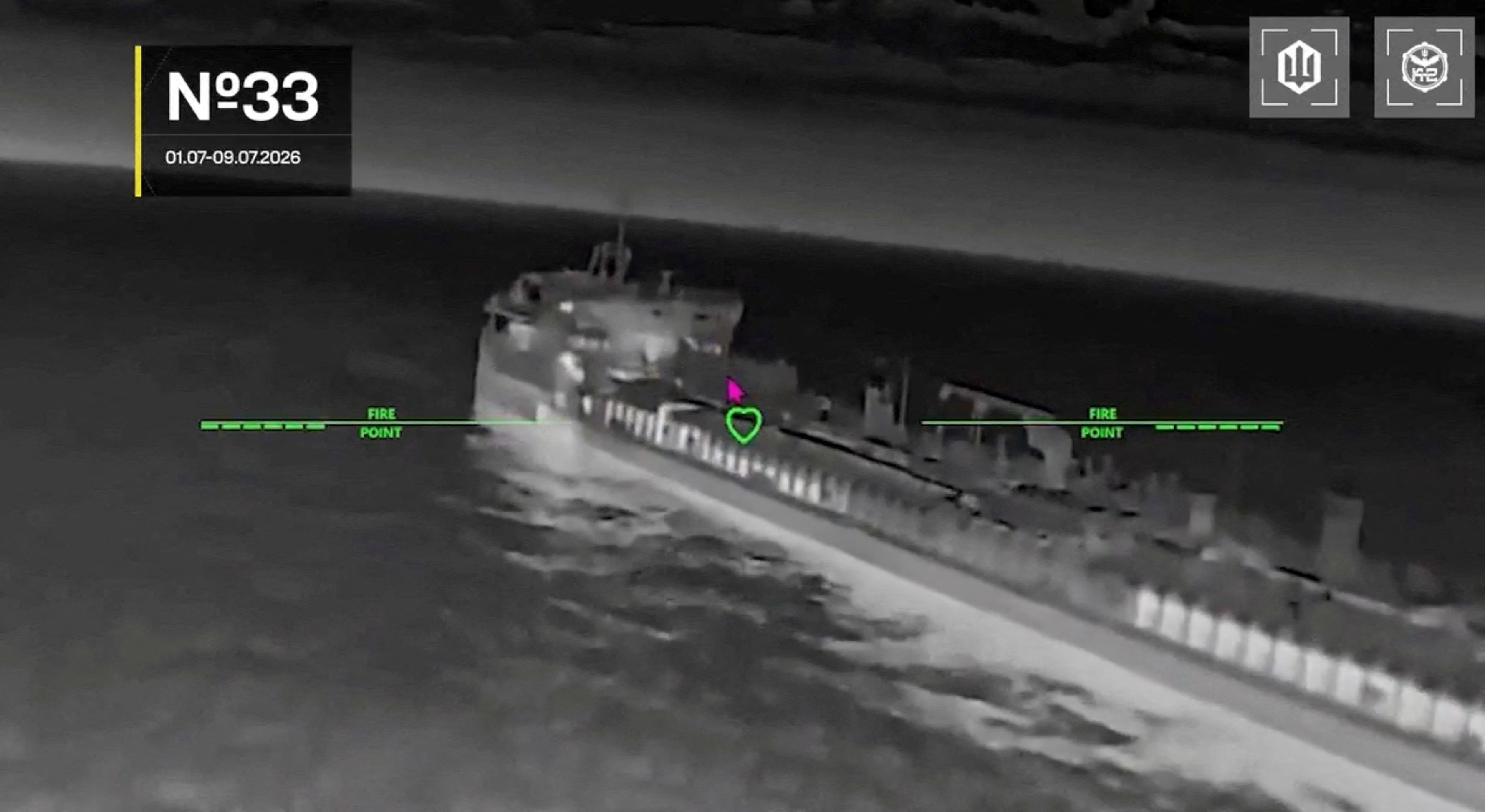 Ucrania atac&oacute; 21 buques de la flota fantasma rusa en el mar de Azov