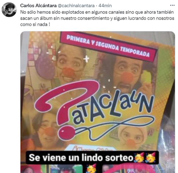 Carlos Alcántara explotó en redes por álbum no autorizado de Pataclaun. (Foto: Twitter)