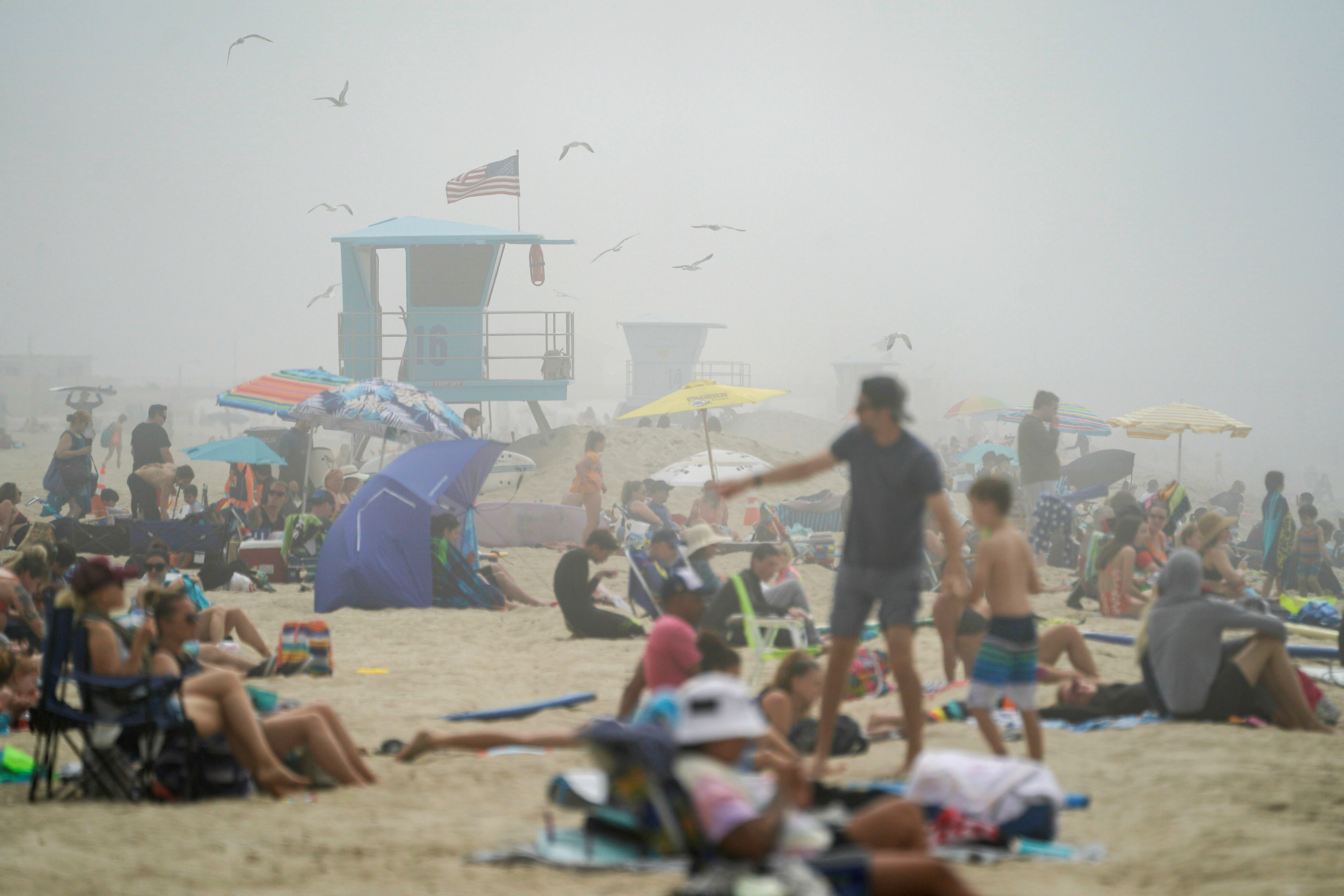 Huntington Beach, California, el 25 de abril (Foto: REUTERS/Kyle Grillot)