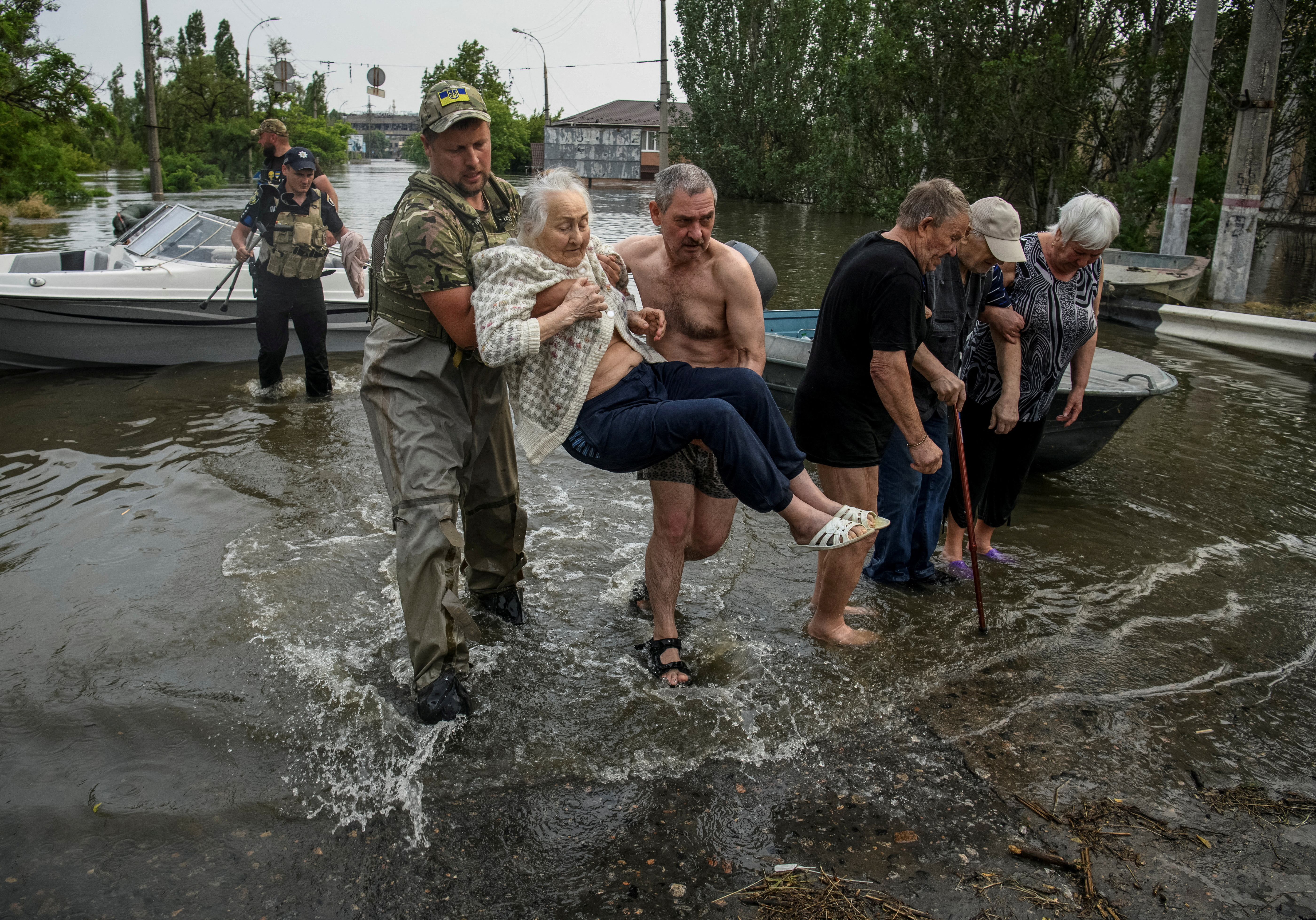 La ONU advirtió que la situación en Kherson tras la destrucción de la represa de Kajovka empeorará en las próximas horas