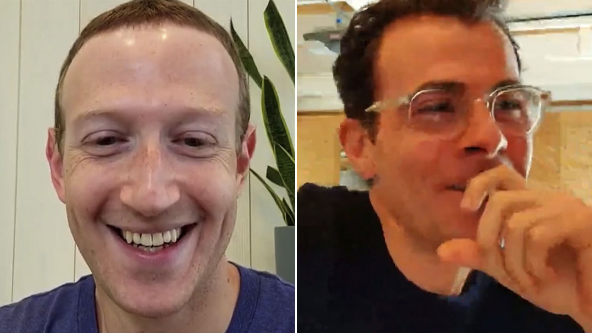 Mark Zuckerberg, CEO de Facebook, y el director de Instagram, Adam Mosseri, conversaron en un vivo esta semana sobre las Live Rooms en donde se podrá apagar micrófono y video