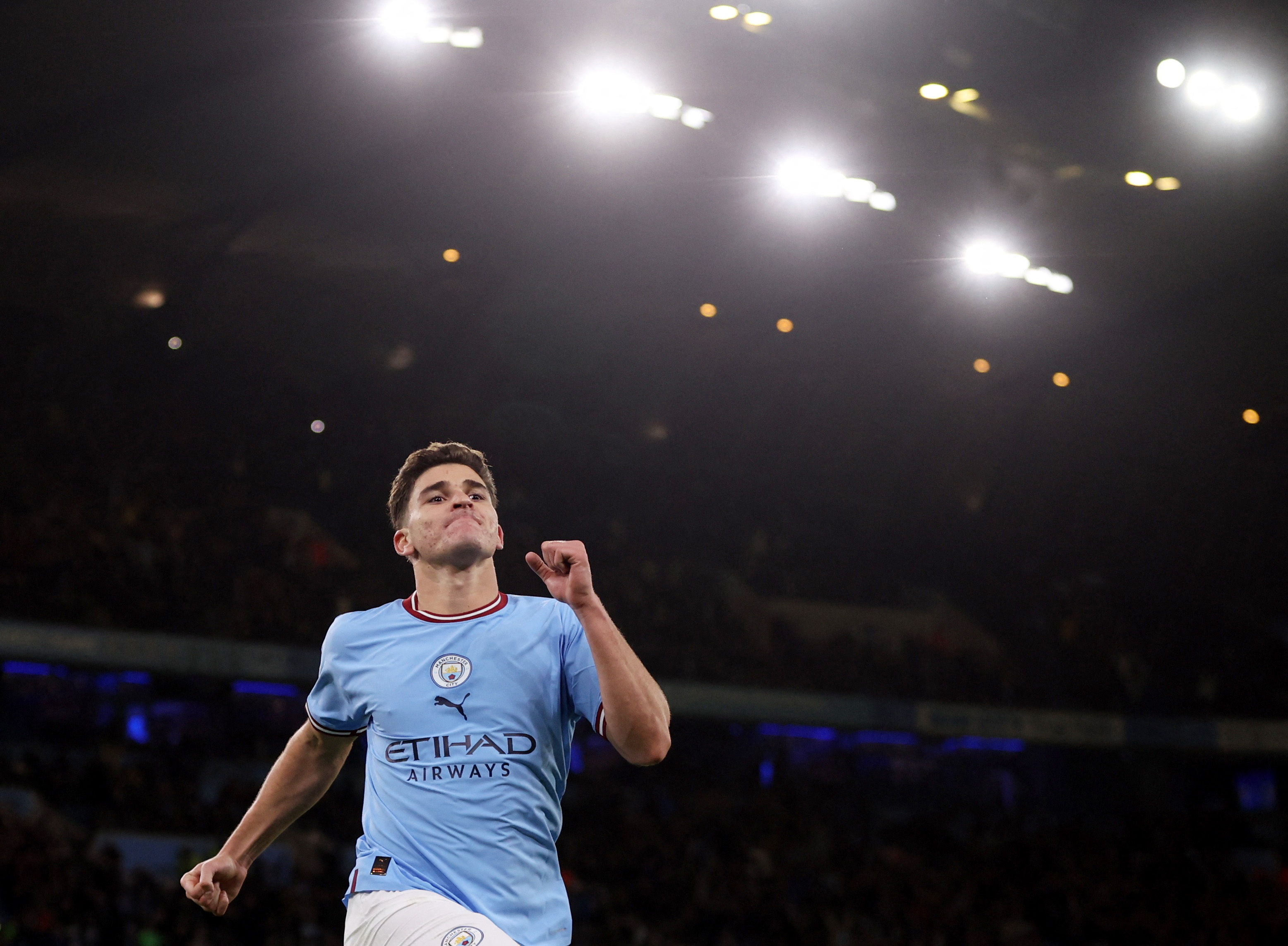 Julián Álvarez will have a significant contract improvement at Manchester City (Reuters/Lee Smith)