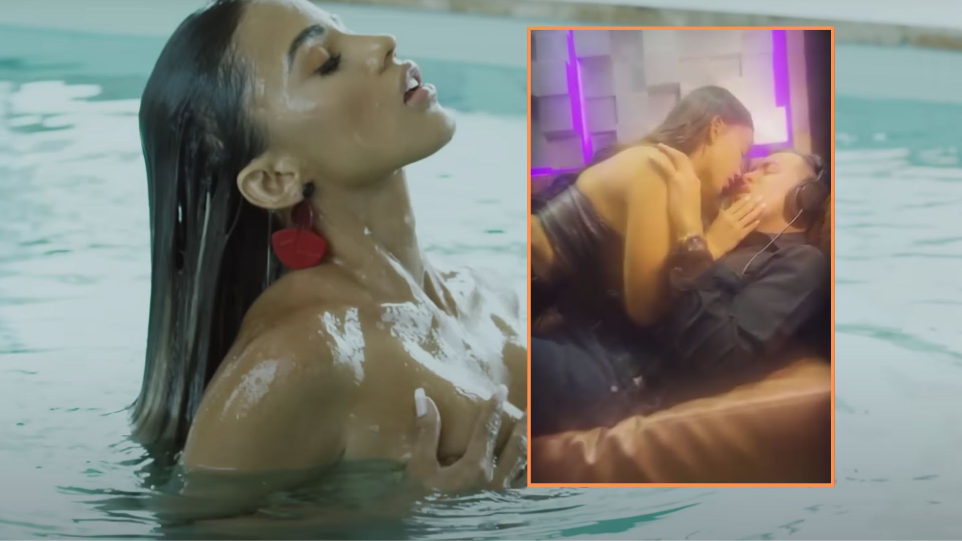 Este es el vídeo en el que Karina García protagonizó sensual escena junto a  Yeison Jiménez: incluyó beso - Infobae