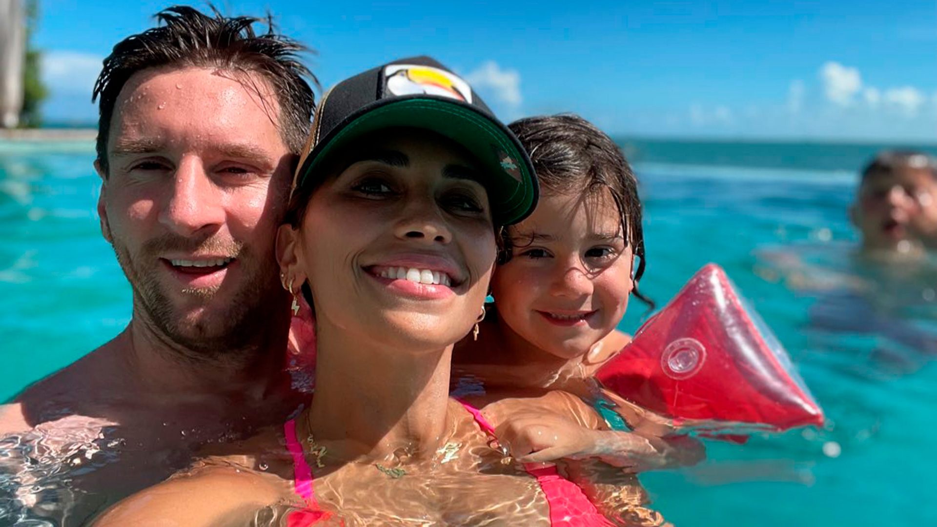 Miami le permite a estrellas como Lionel Messi disfrutar de la playa en familia sin sentirse acosado por fanáticos y paparazzis. 