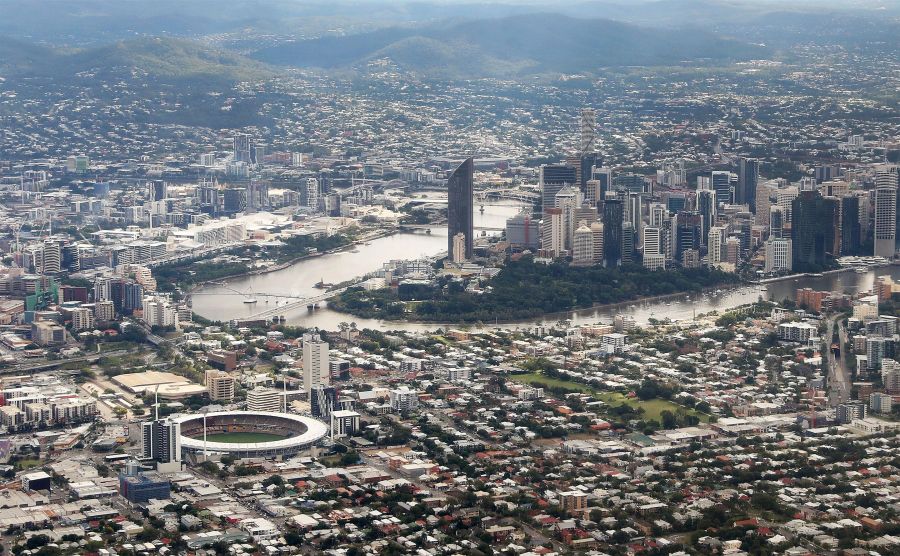 Brisbane, Australia from the air. (IOC)