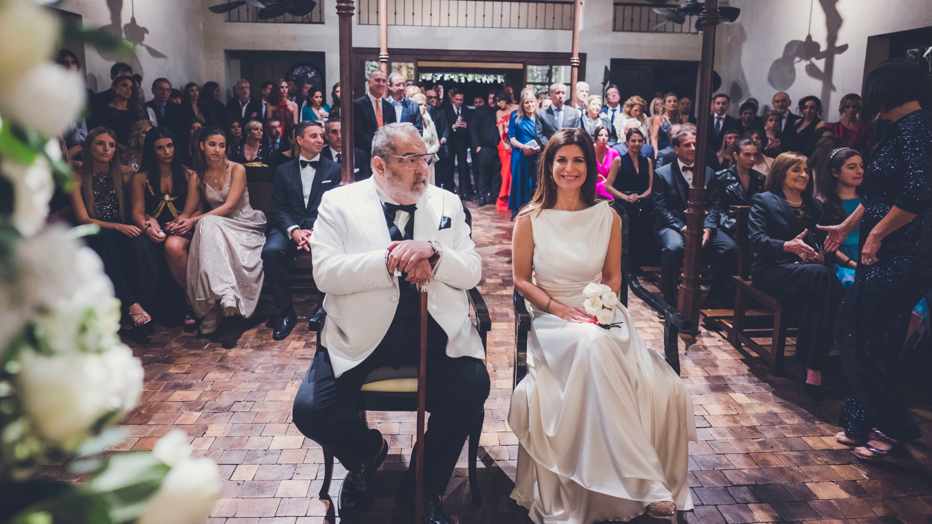 Jorge Lanata y Elba Marcovecchio se casaron el sábado