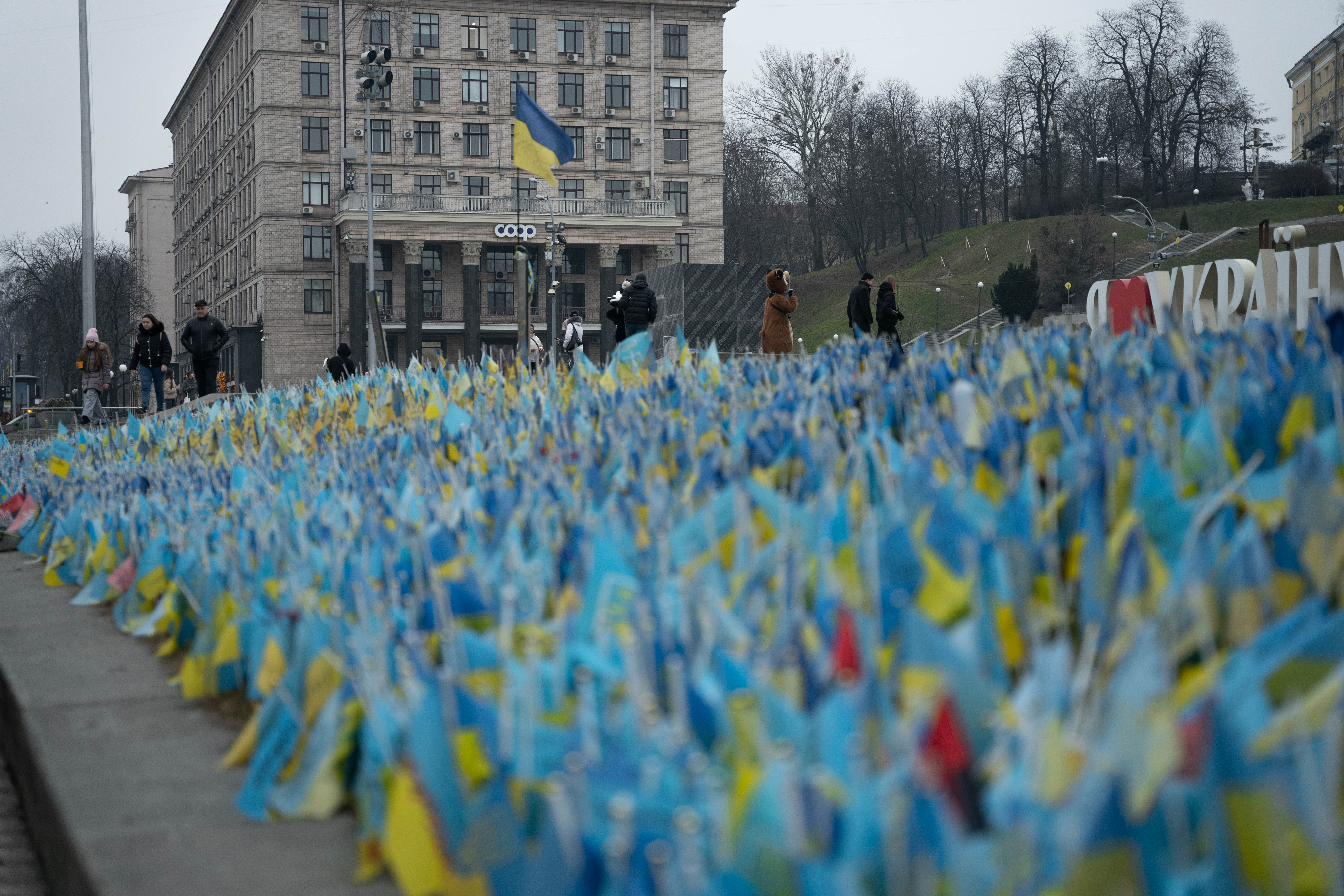 Ucrania, a un año del comienzo de la invasión rusa. (Credito foto: Franco Fafasuli / Infobae)