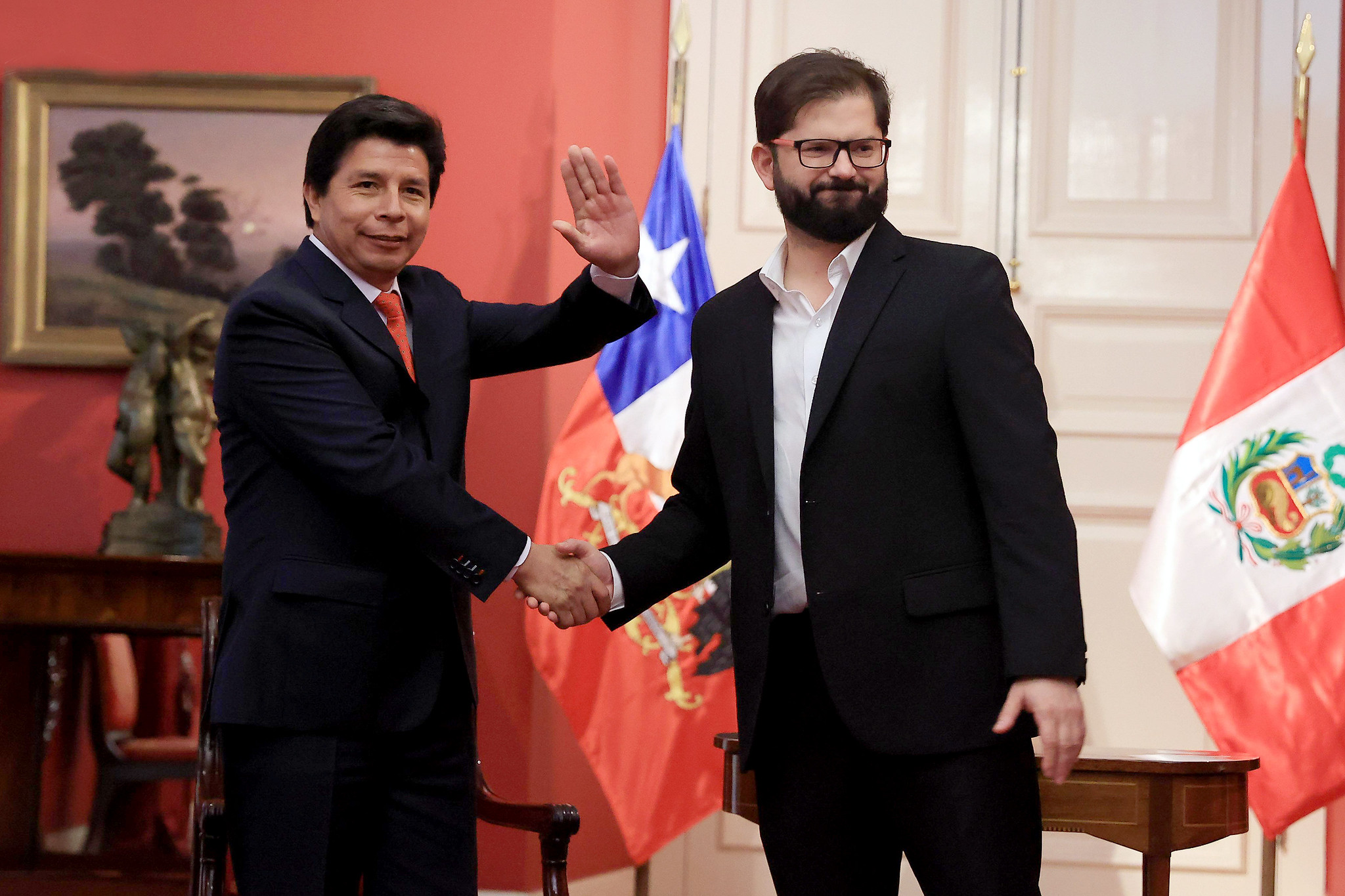 Presidentes de Perú y Chile mantendrán reuniones en el IV Gbinete binacional. (Presidencia Perú)