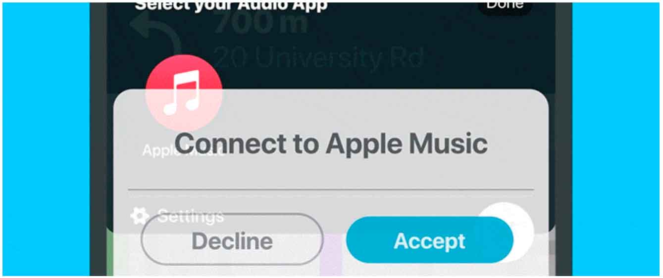 Apple Music disponible en Waze. (foto: MuyComputer)