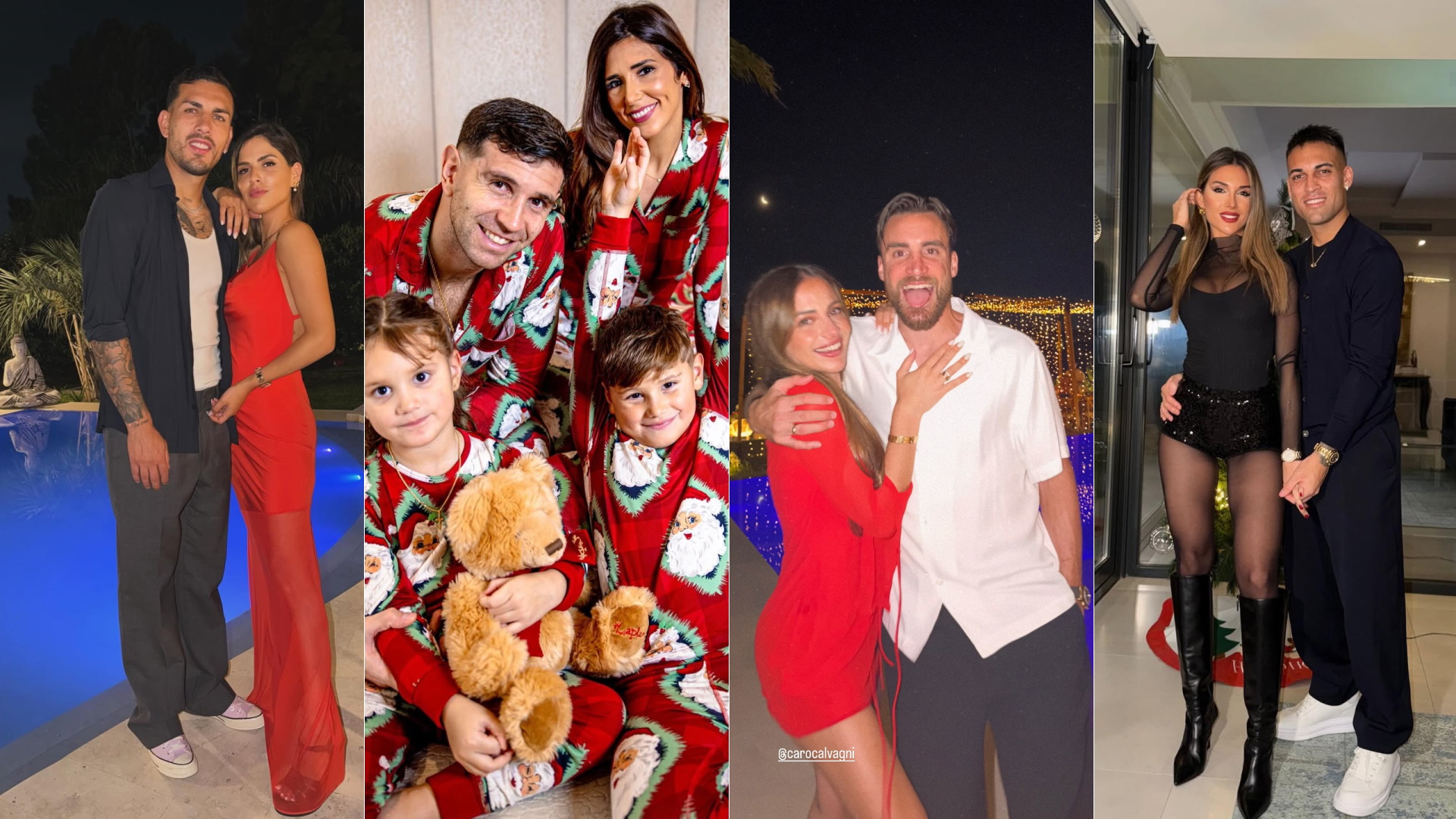 La galería de fotos de la Navidad de los jugadores de la selección argentina a meses del Mundial 2026