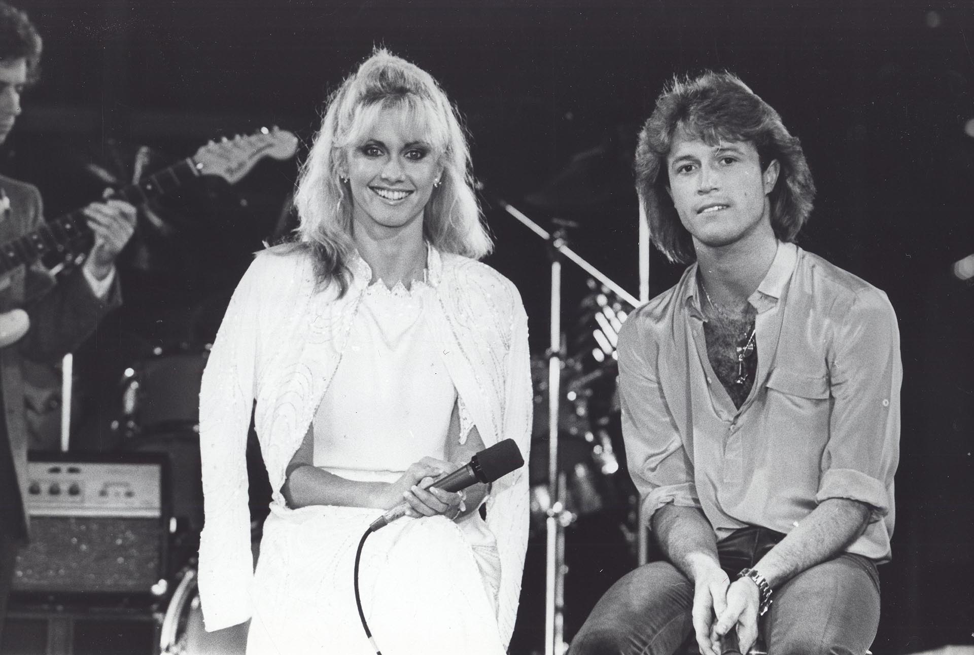 Andy Gibb y Olivia Newton-John, juntos grabaron dos canciones (Grosby Group)