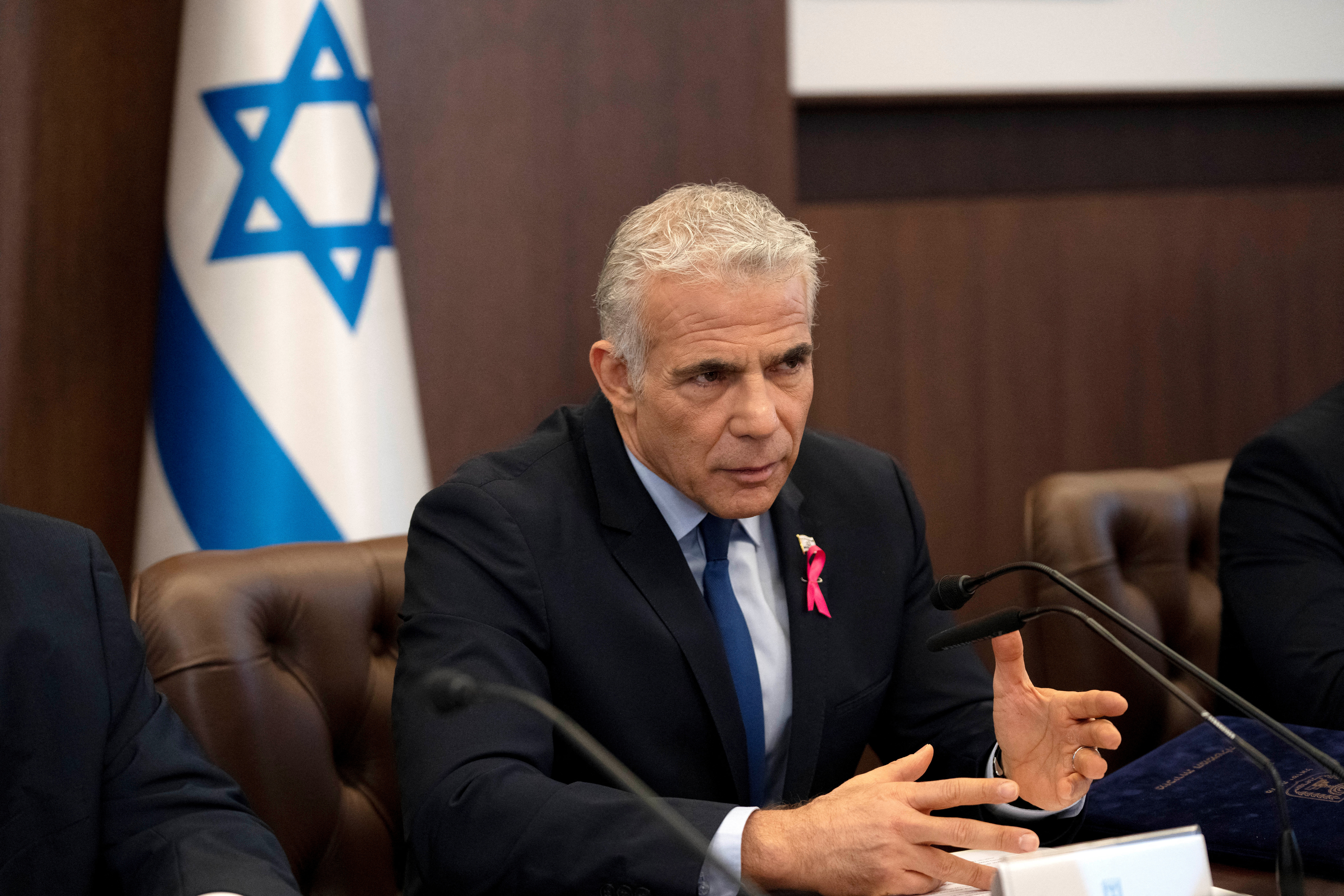El primer ministro israelí, Yair Lapid