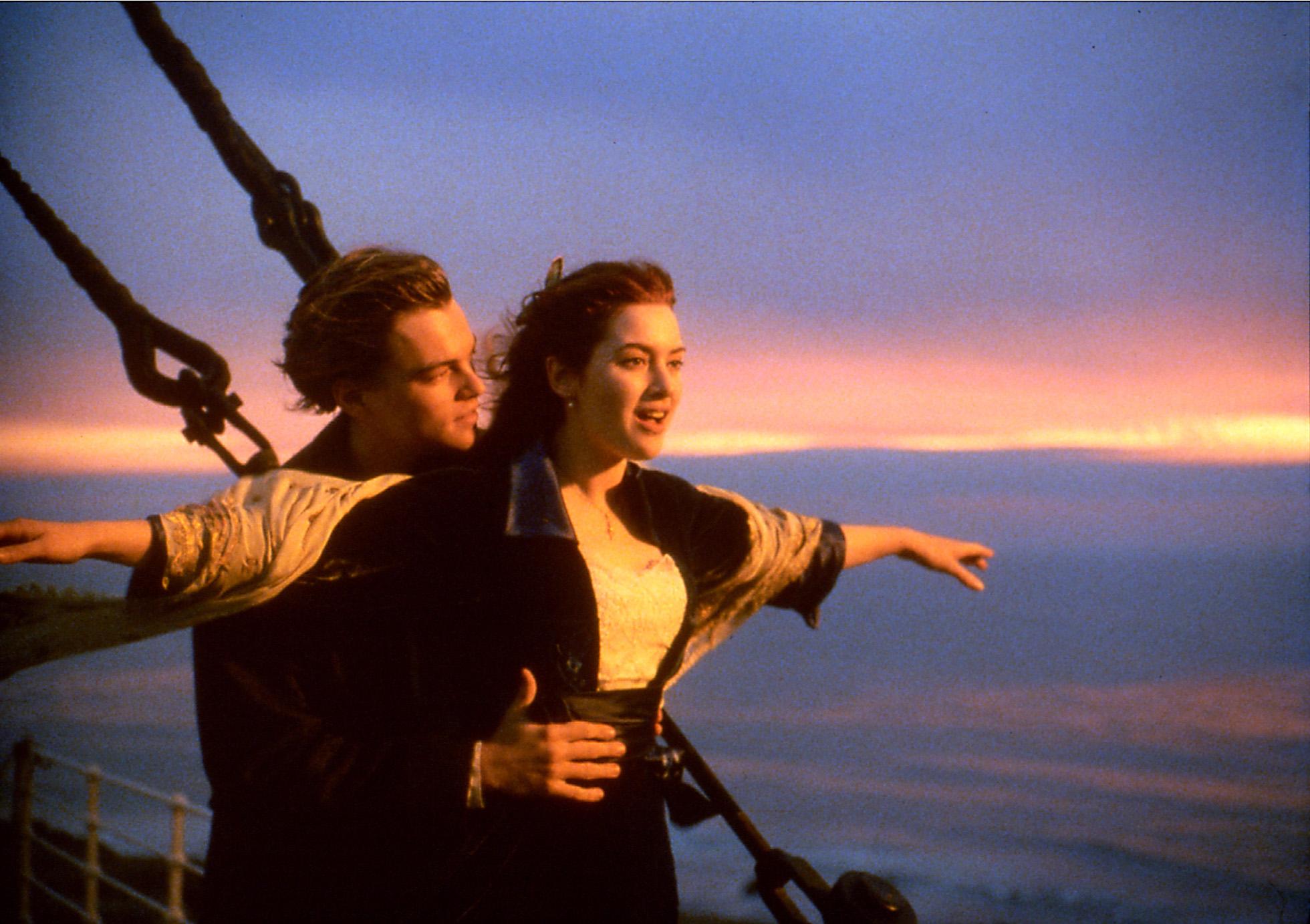 Leonardo DiCaprio y Kate Winslet titanic