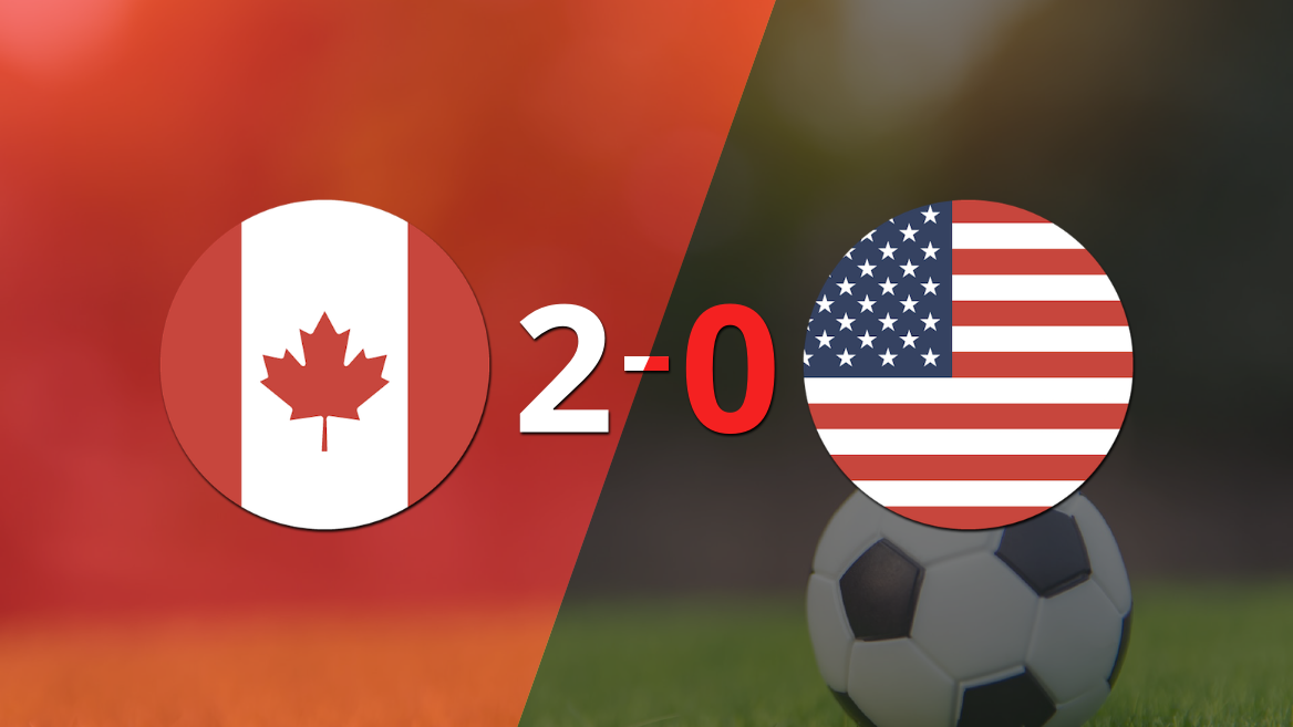 Con dos goles, Canadá se impuso a Estados Unidos en el estadio Tim Hortons Field