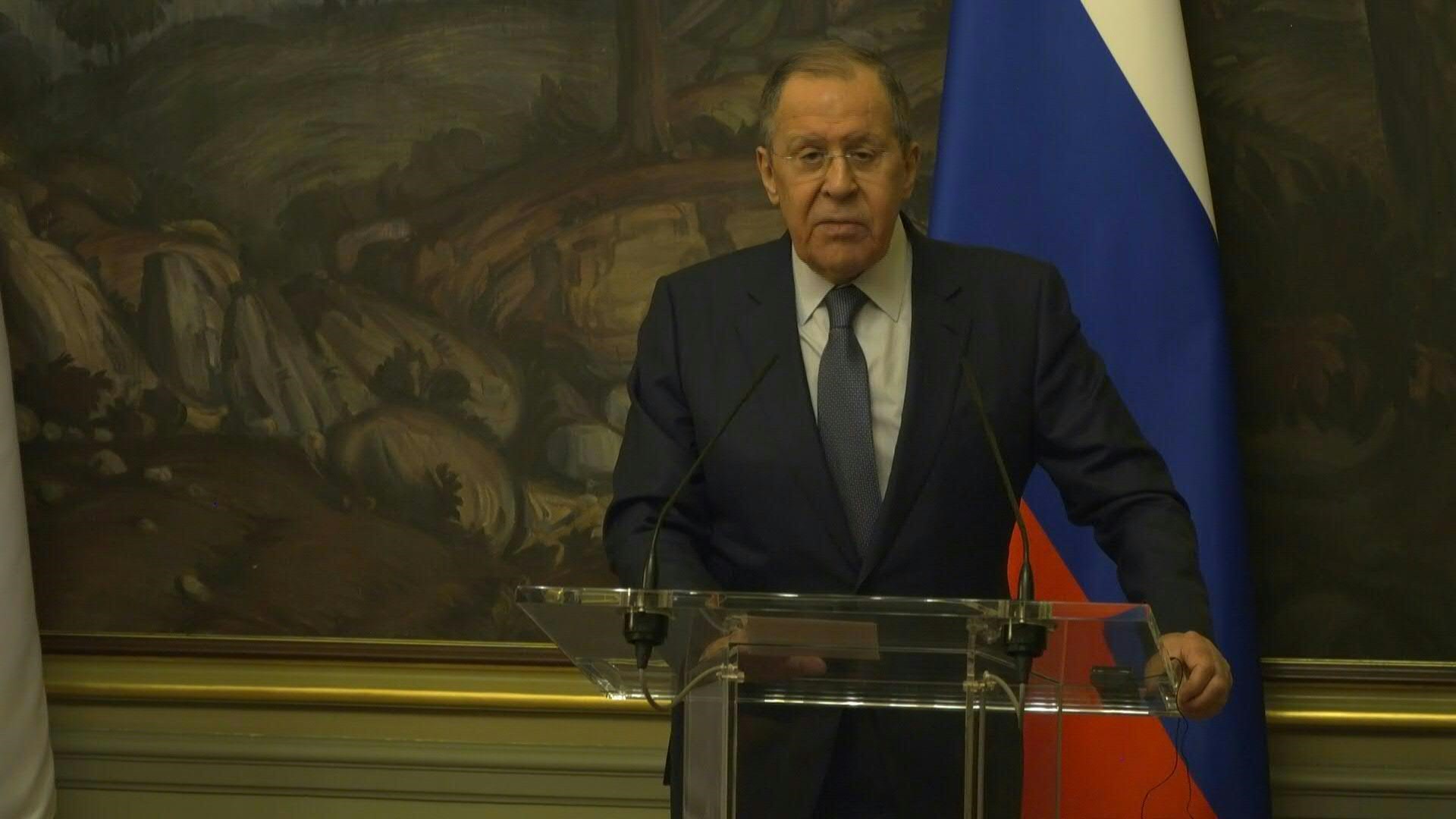 Il ministro degli Esteri russo Sergey Lavrov