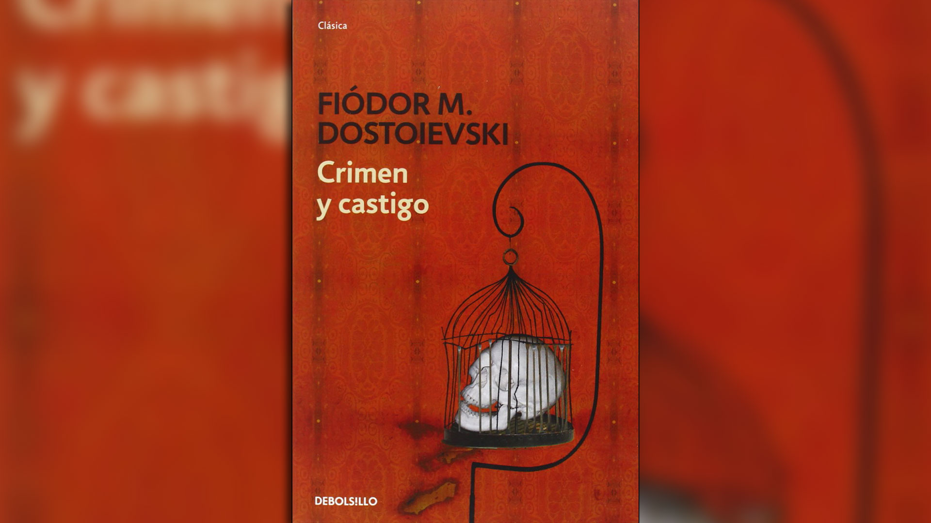 "Crimen y castigo", de Fiódor Dostoievski, libro con el que llevó adelante un proyecto.