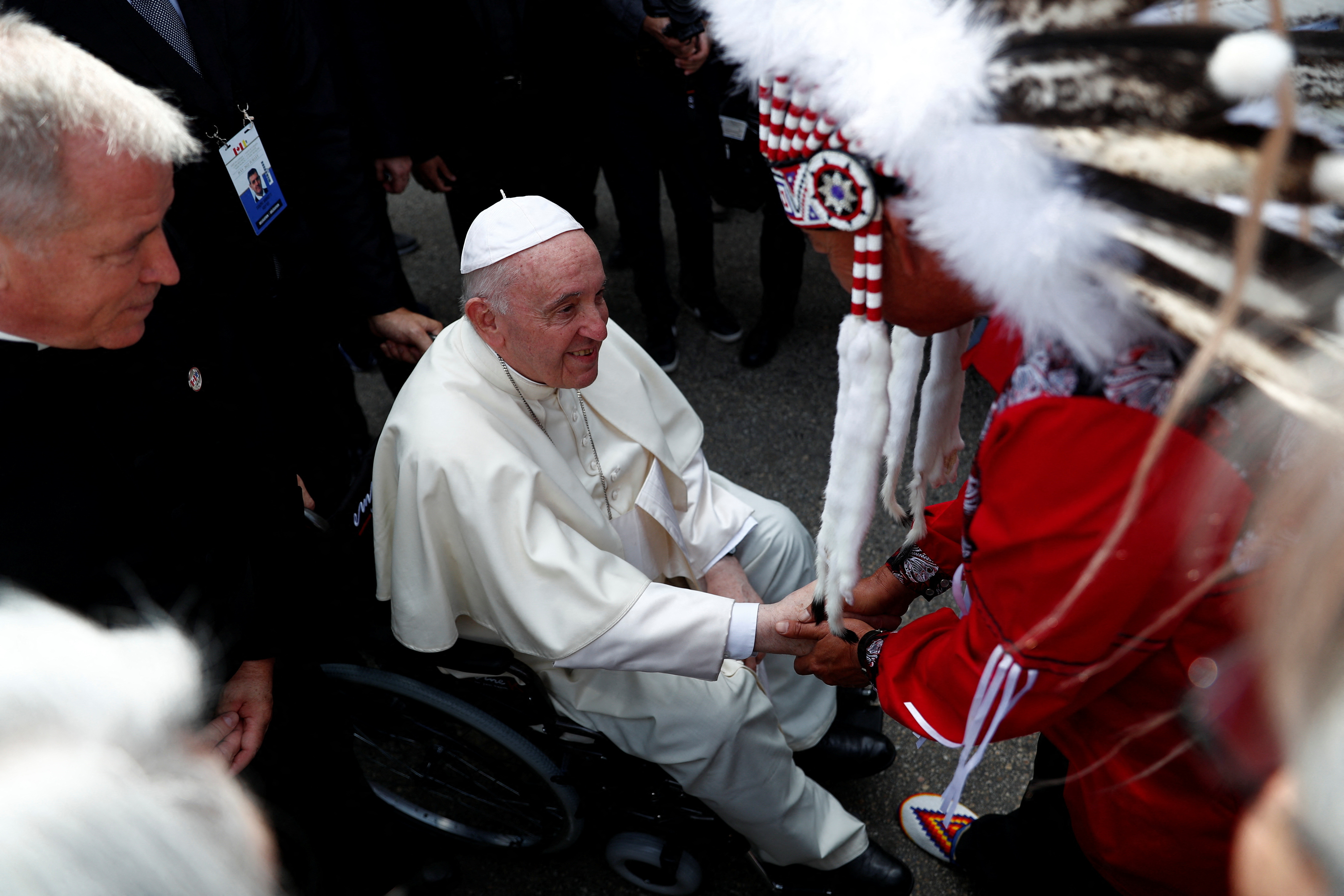Papst Franziskus entschuldigt sich bei indigenen Völkern für Kirchenmissbrauch in Kanada (REUTERS / Guglielmo Mangiapane)