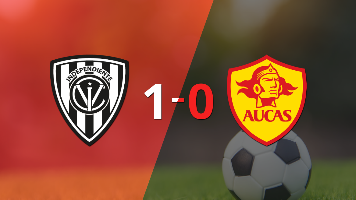 A Independiente del Valle le alcanzó con un gol para derrotar a Aucas en el estadio Banco Guayaquil