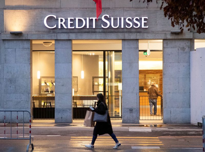 FThe Credit Suisse bank lost 68.3 billion euros in deposits during the first quarter of 2023. (REUTERS / Arnd Wiegmann)