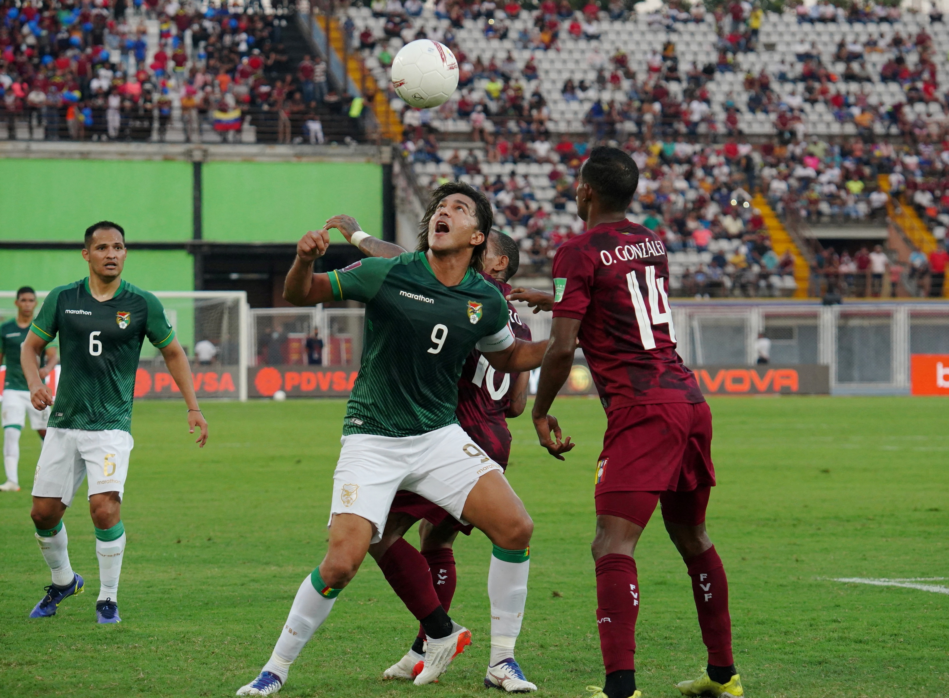 Bolivia se alejó de la posibilidad de clasificar a Qatar 2022 (REUTERS/Manaure Quintero)