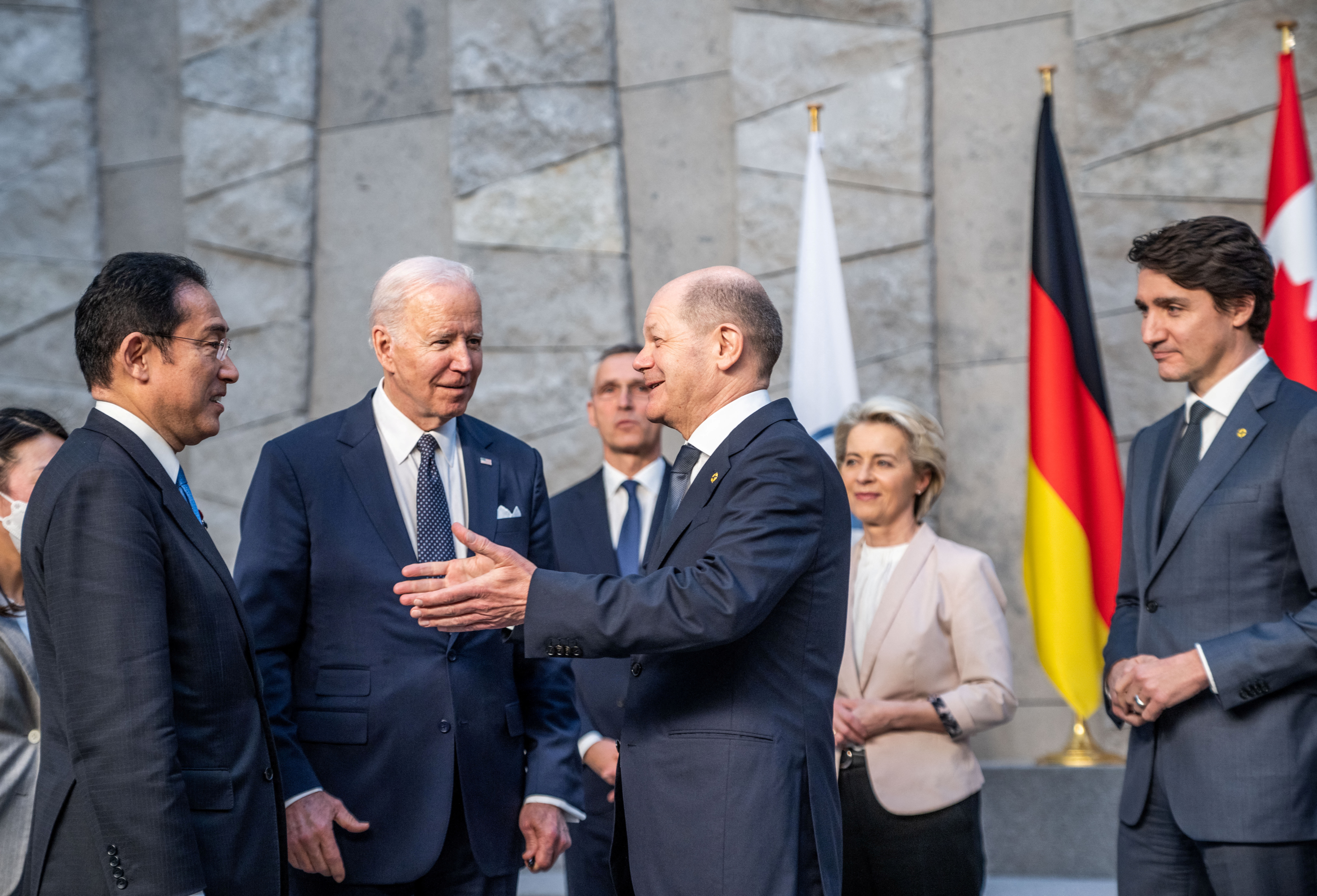 Joe Biden se reunirá el sábado en el sur de Alemania con el resto de los líderes del G7 (Michael Kappeler/Pool via REUTERS)