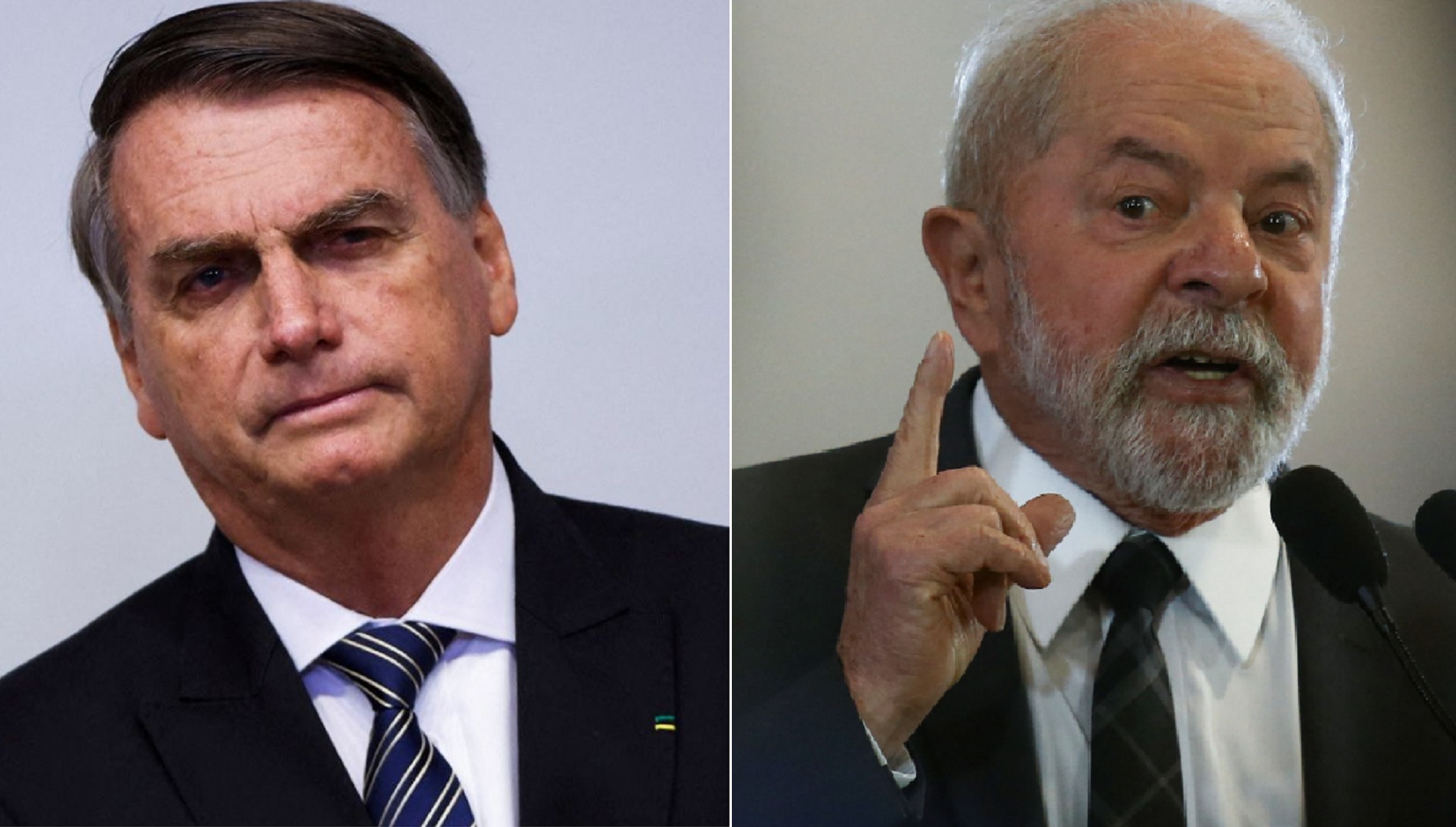 Jair Bolsonaro y Lula da Silva (Reuters)
