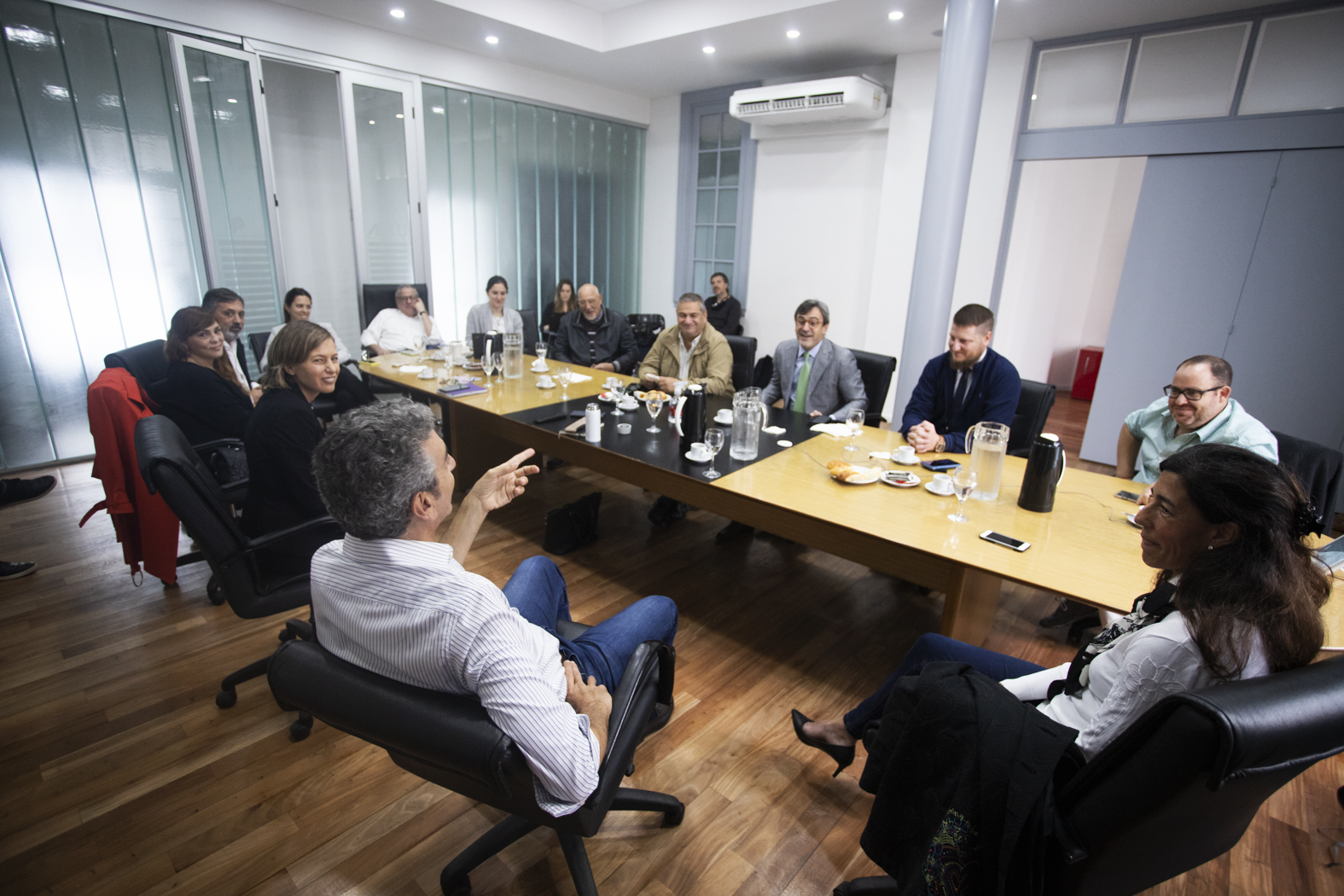 El líder de Vamos Con Vos, Florencio Randazzo, se reunió con dirigentes de la Unión Industrial de la Provincia de Buenos Aires